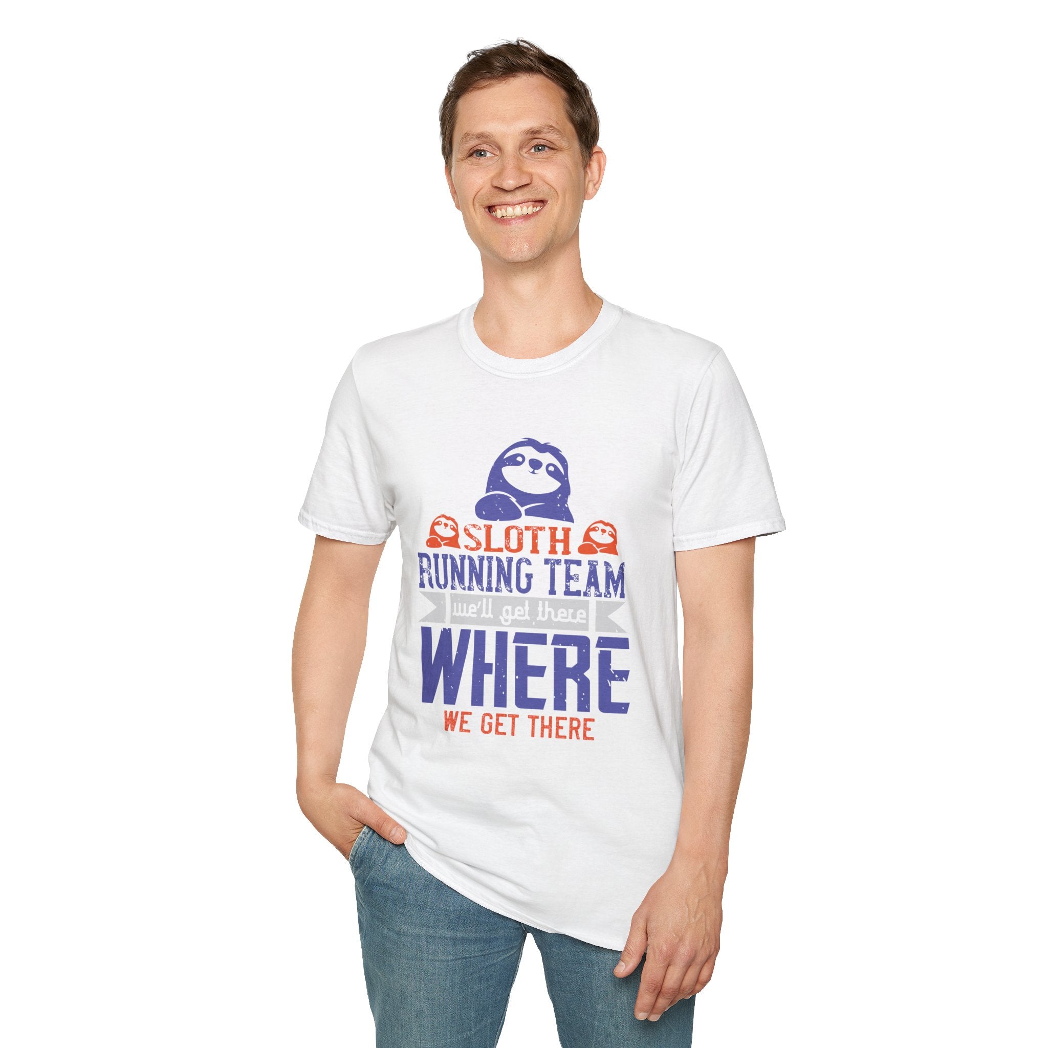 Sloth Running Team T-Shirt, Funny Running Shirt