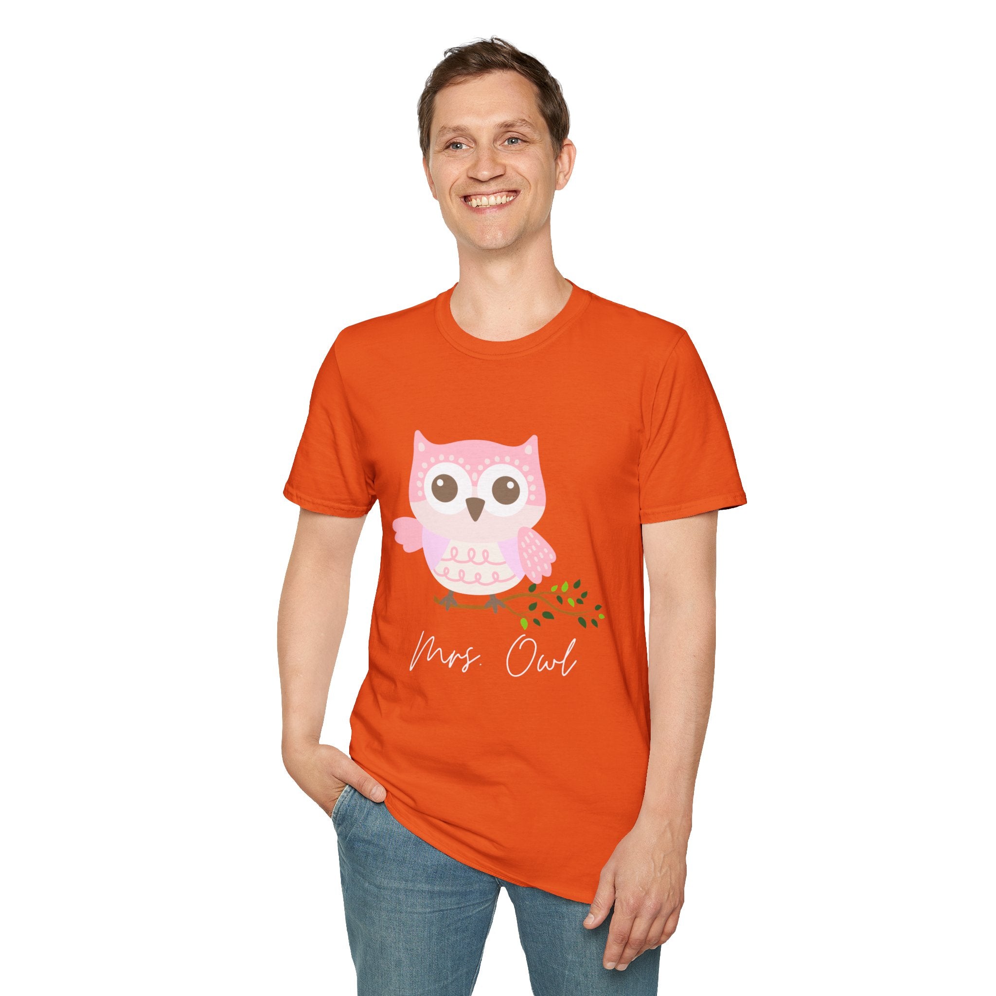 Cute Owl Unisex T-Shirt, Gift for Animal Lovers, Cozy Casual Wear