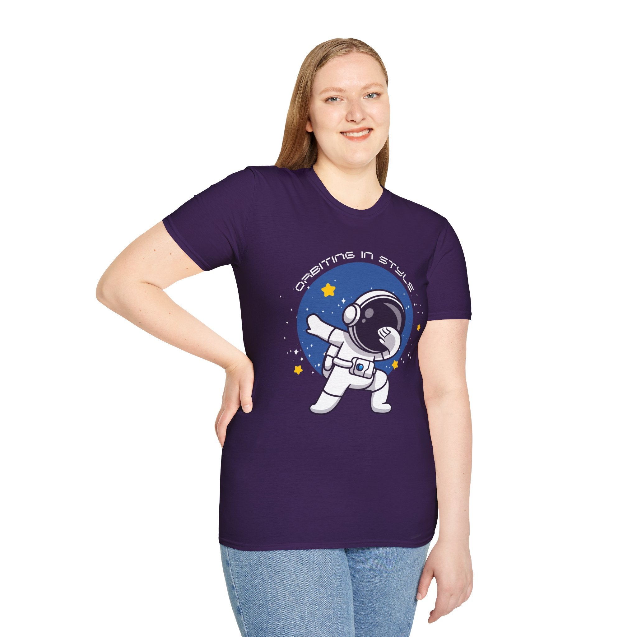 Astronaut Graphic Unisex T-Shirt, Cool Space Tee