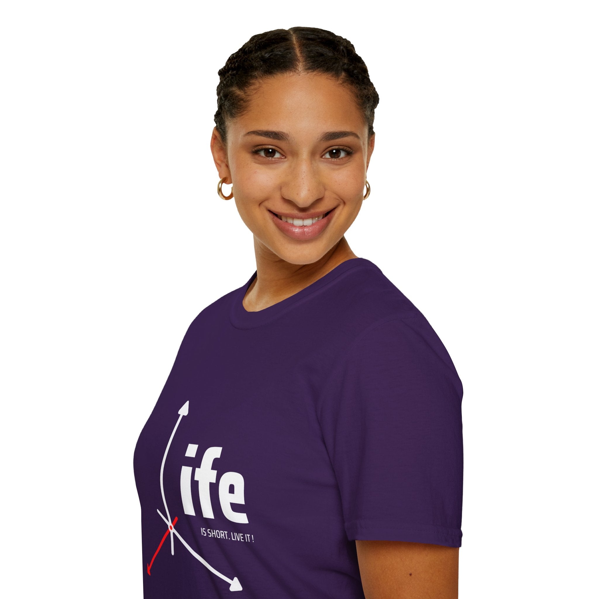 Life Direction Unisex T-Shirt, Motivational Tee, Casual Wear, Gift for Friends, Inspirational Life quote, Everyday Style