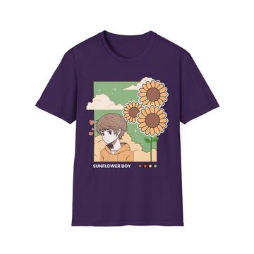 Sunflower Aesthetic Unisex T-Shirt, Softstyle Tee, Casual Wear