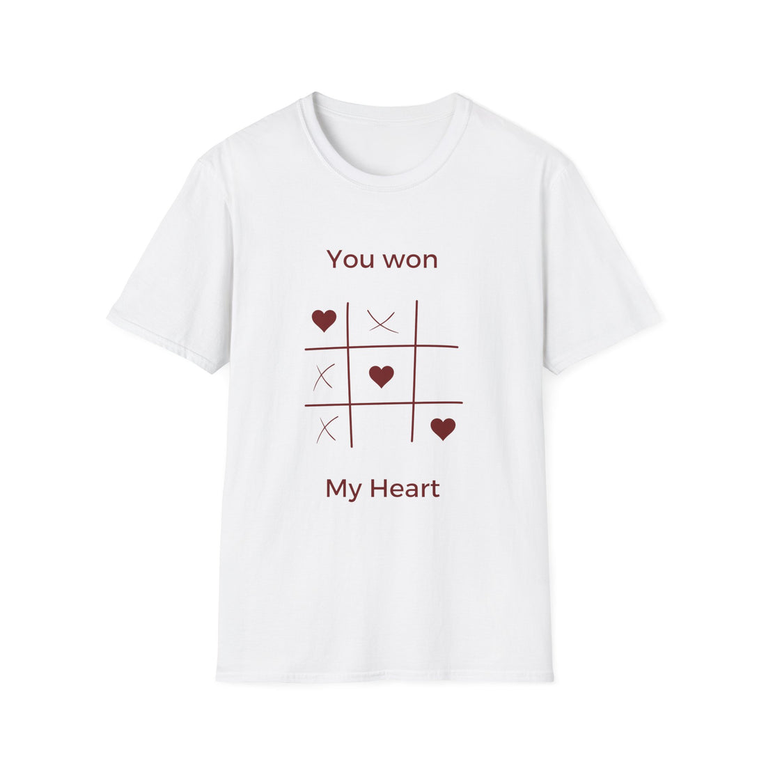 You Won My Heart Tee, Cute Couple Shirt, Gift for Him/Her