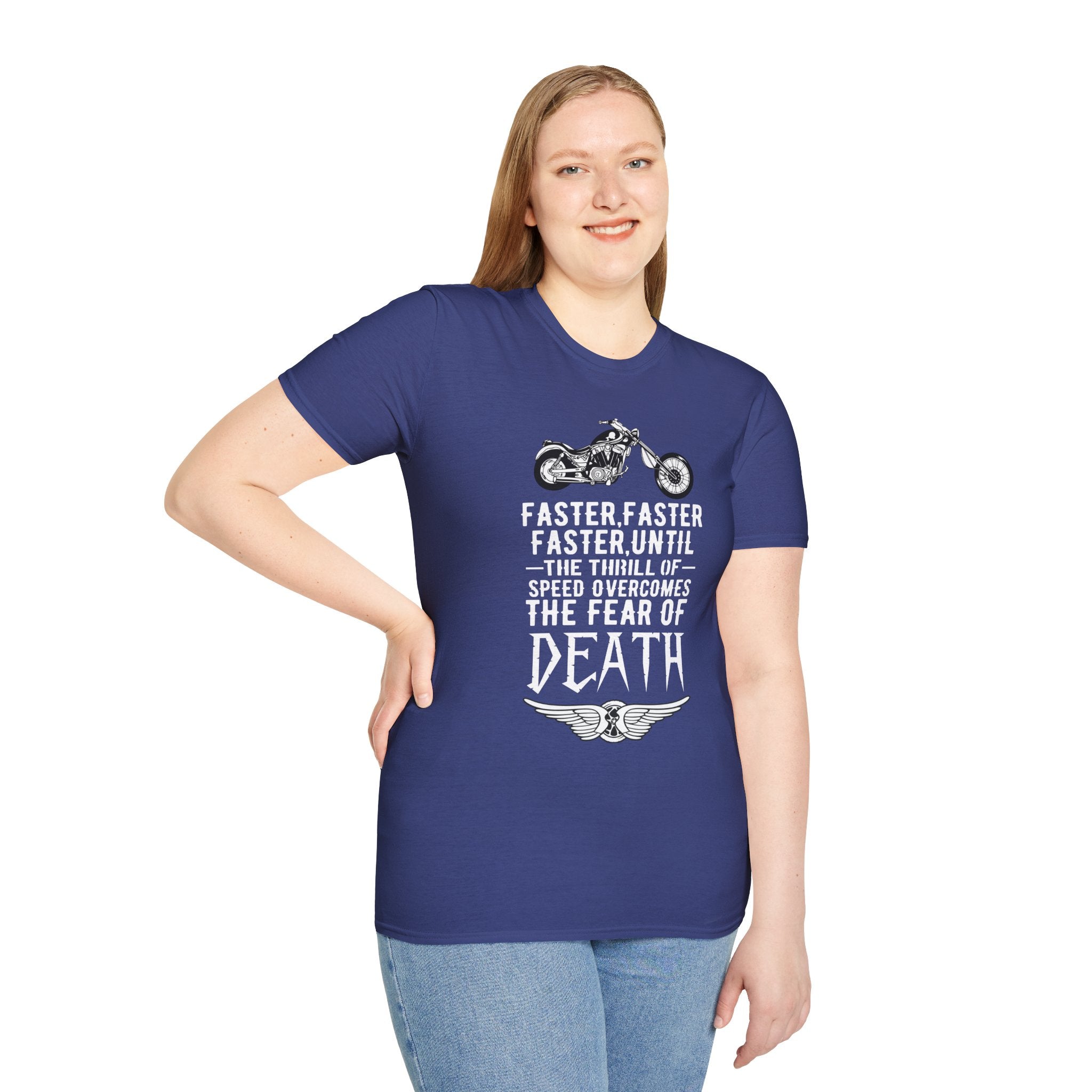 Motorcycle Enthusiast Unisex T-Shirt - Fearless Biker Tee, Gift for Riders, Road Trip Apparel, Freedom Shirt, Adventure Clothing