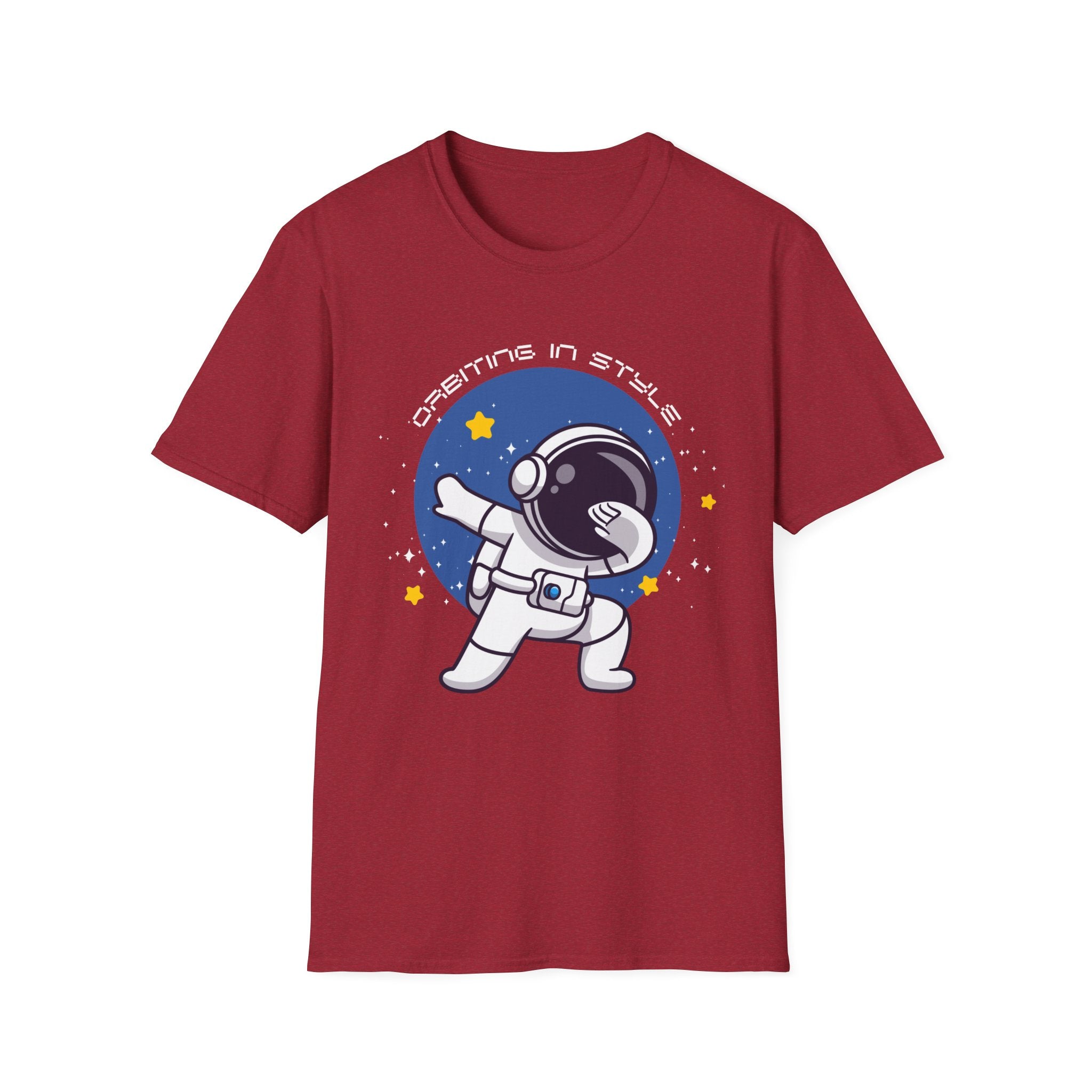 Astronaut Graphic Unisex T-Shirt, Cool Space Tee