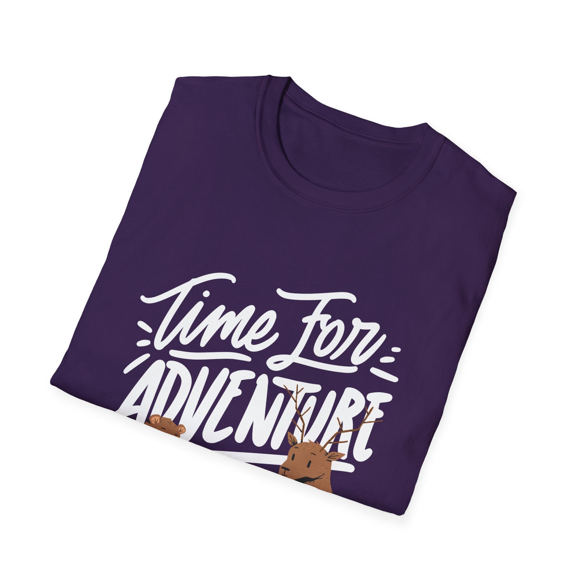 Adventure Bears Unisex Softstyle T-Shirt, Camping Shirt