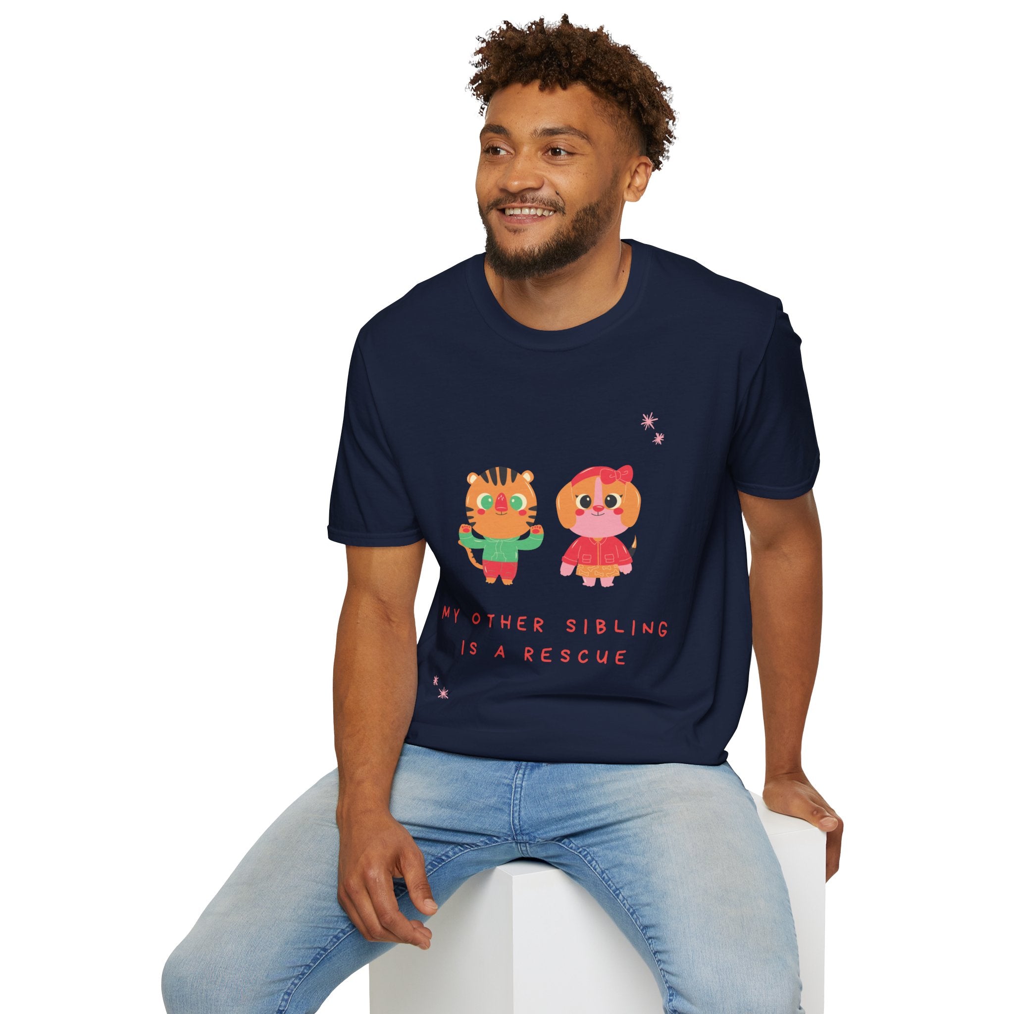 Cute Sibling Rescue T-Shirt, Animal Lovers Gift, Adoption Awareness Tee