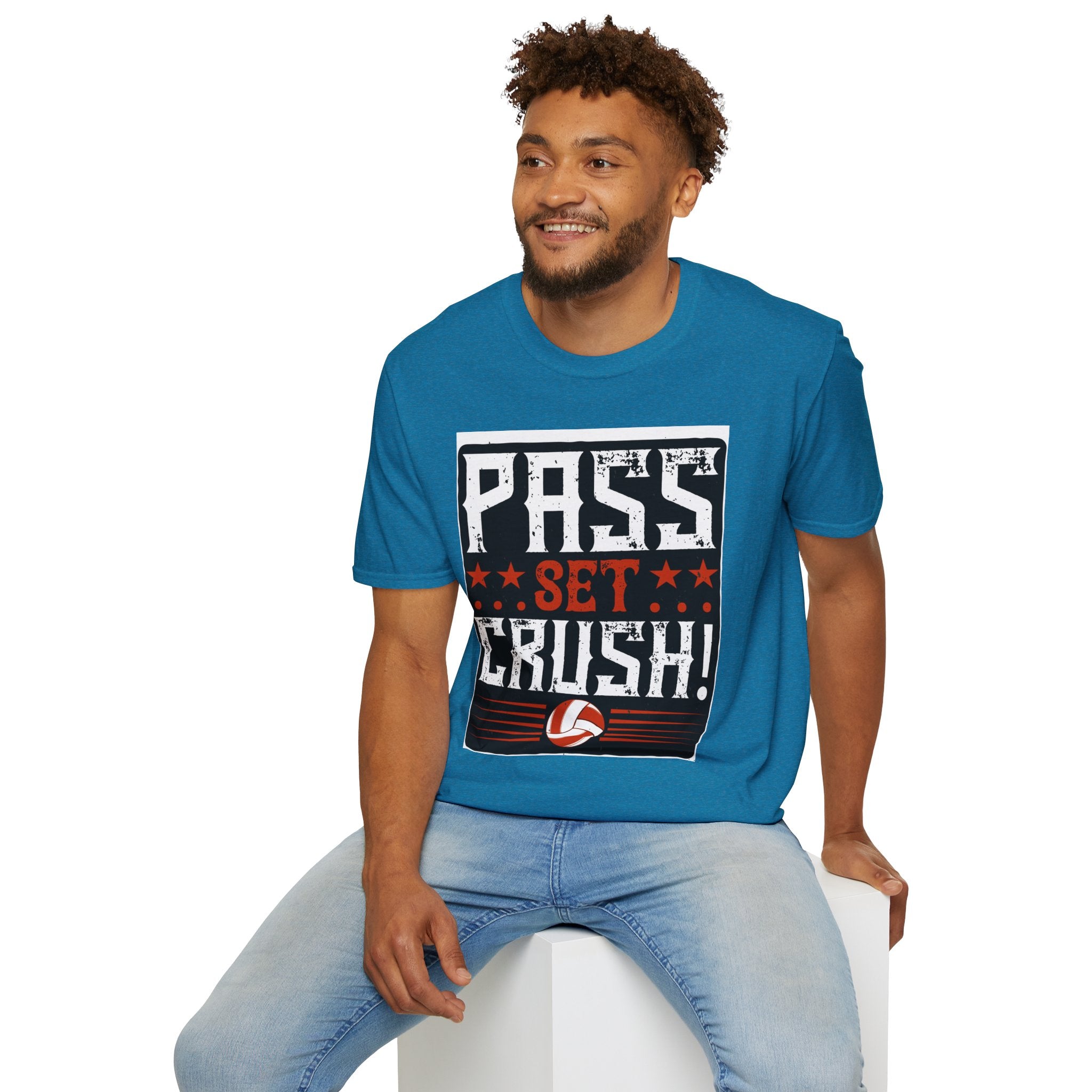 Volleyball Passion T-Shirt | Pass Set Crush! | Sports Tee