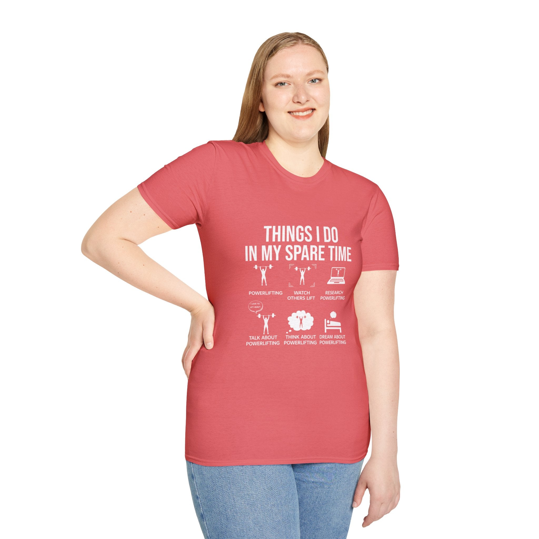 Funny Spare Time Activities T-Shirt, Leisurewear, Gift for Friends, Casual Humor Shirt, Relaxation Tee, Birthday Present