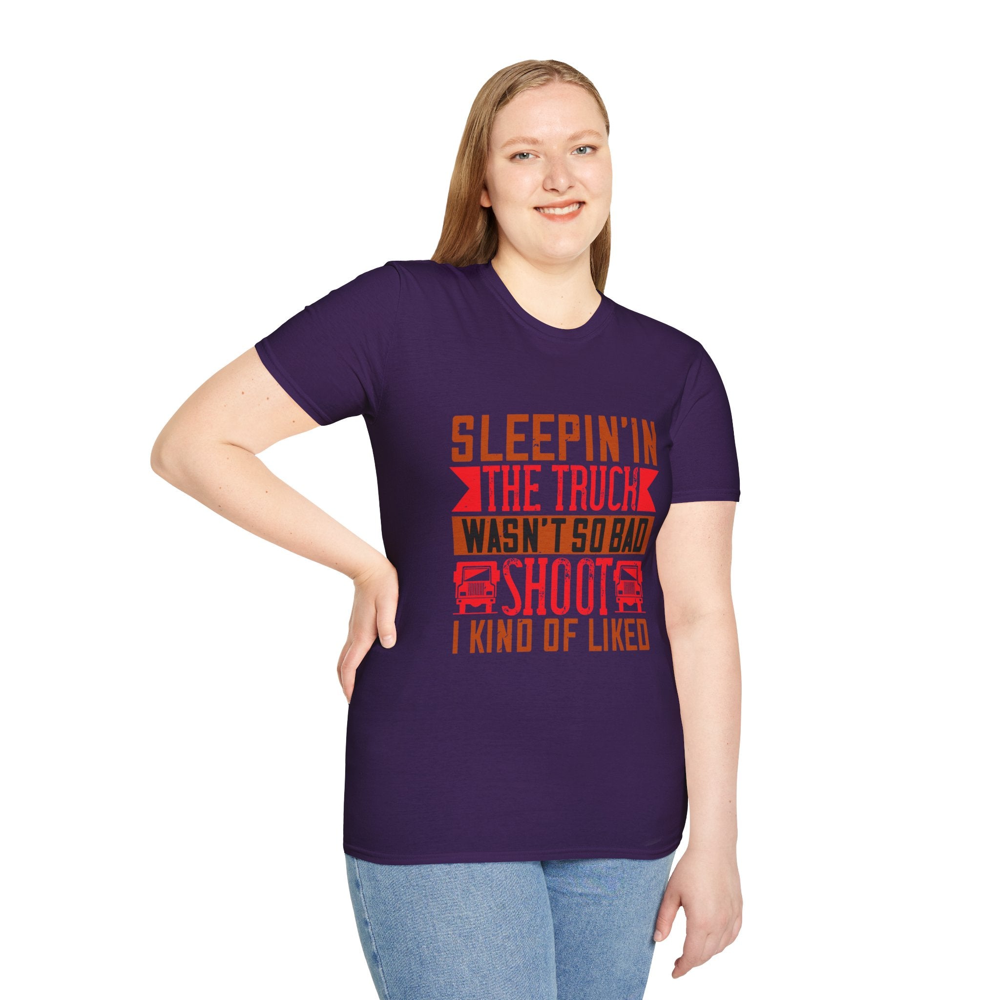 Sleepin' in the Truck Unisex T-Shirt, Casual Tee, Outdoor Adventure Shirt