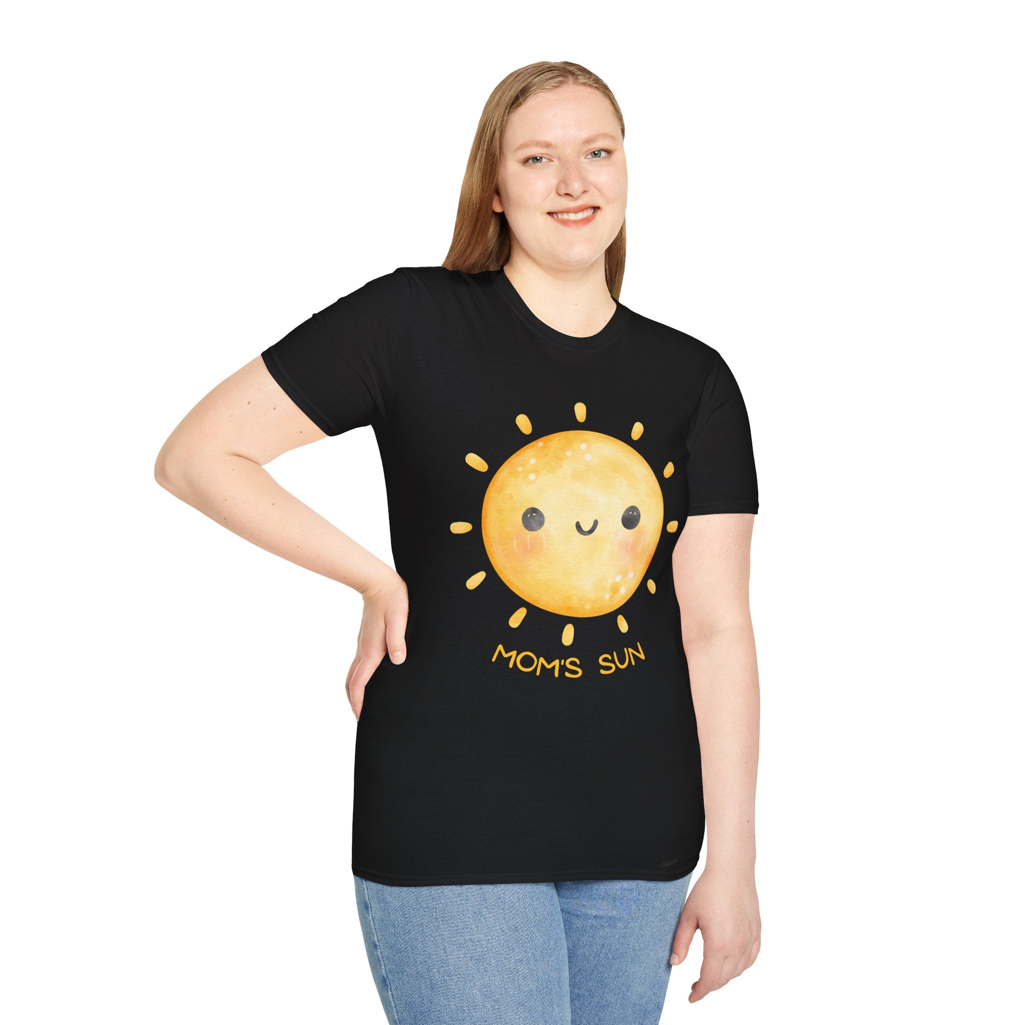 Cute 'Mom's Sun' Unisex Softstyle T-Shirt