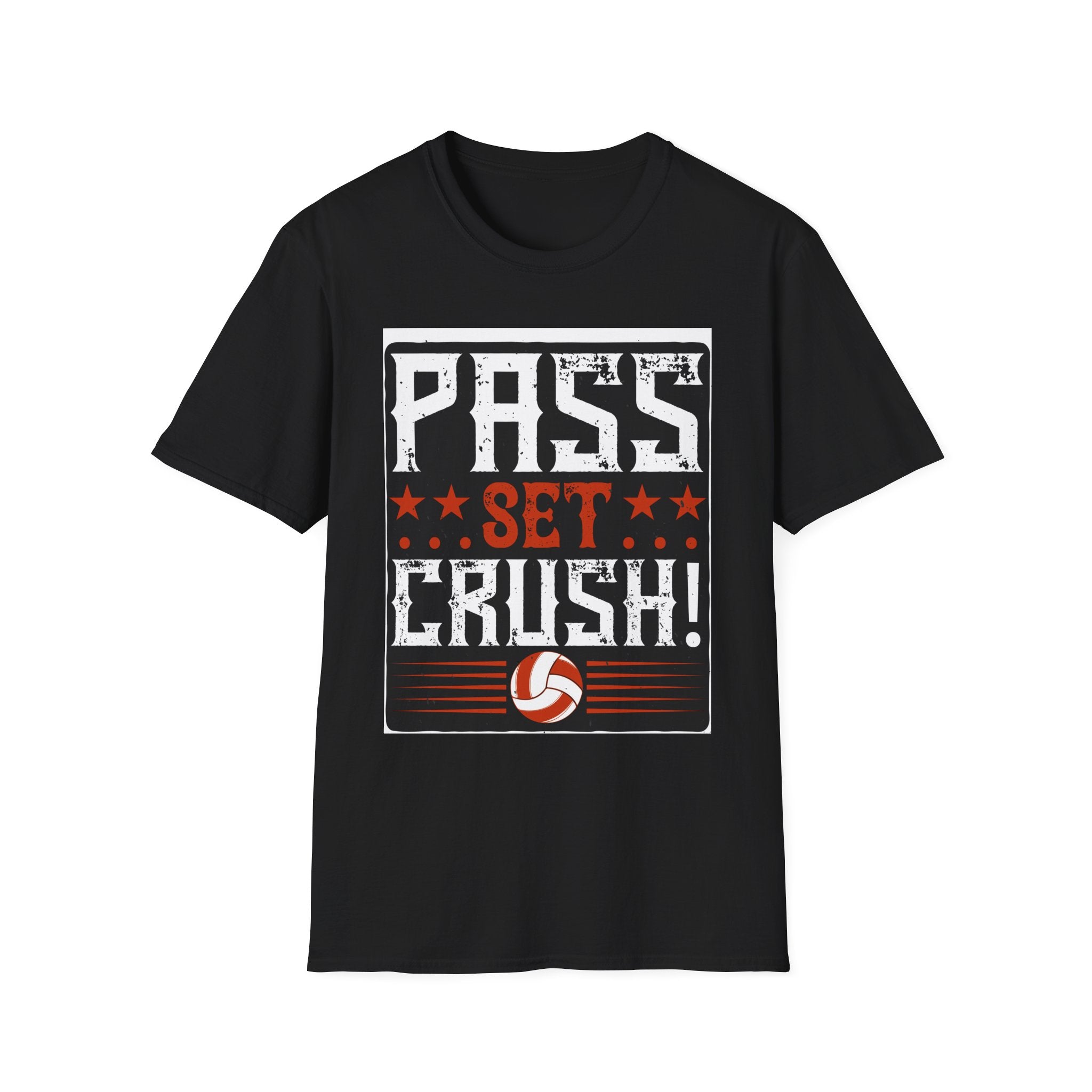 Volleyball Passion T-Shirt | Pass Set Crush! | Sports Tee