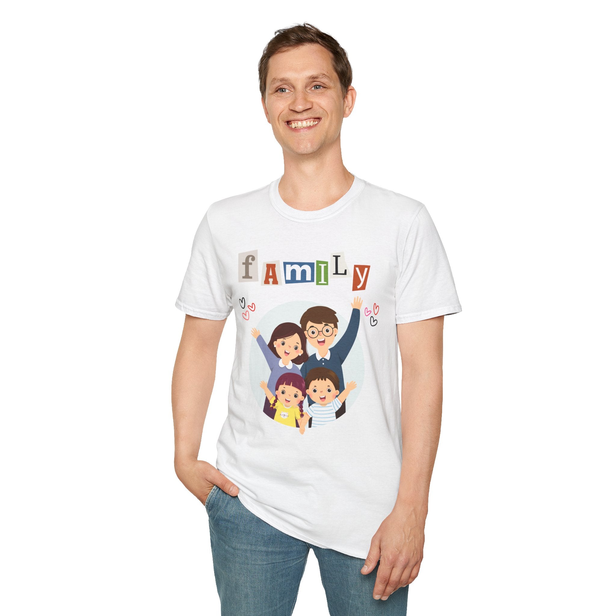 Family Love Unisex T-Shirt, Perfect Gift for Parents