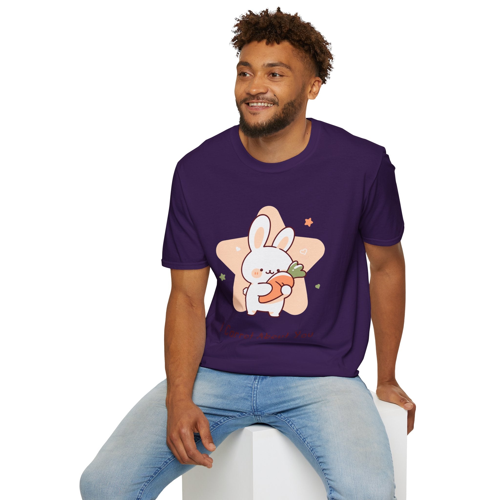 Cute Rabbit Graphic Tee, I Carrot About You Shirt