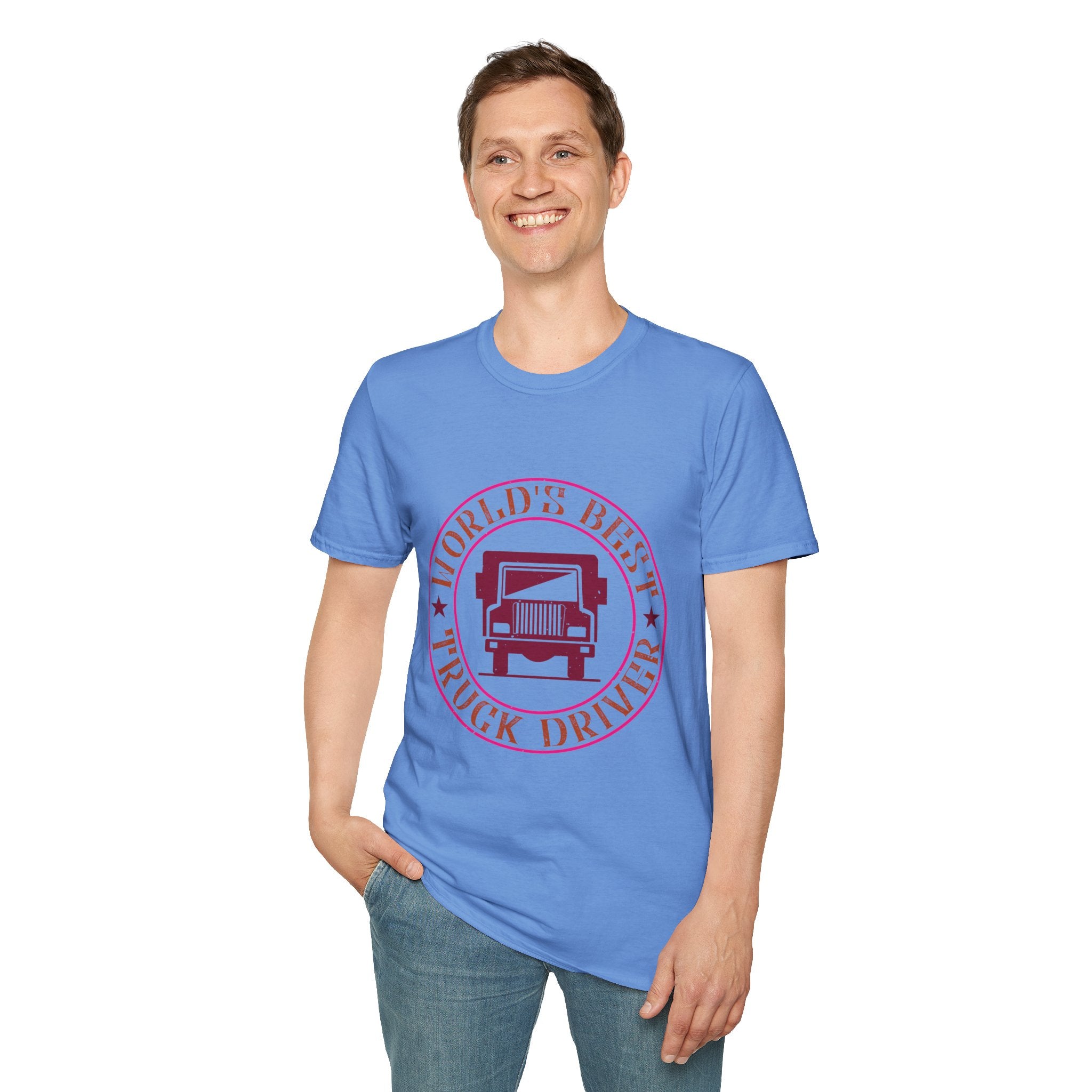 World's Best Truck Driver Unisex Softstyle T-Shirt | Gift for Dad