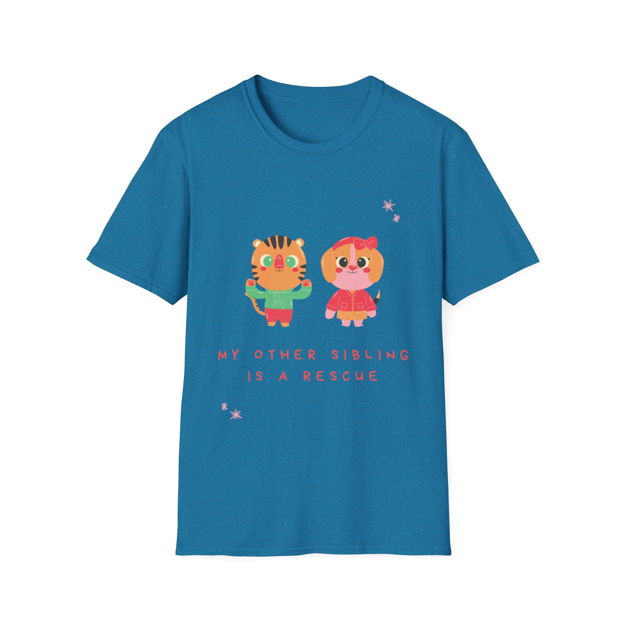 Cute Sibling Rescue T-Shirt, Animal Lovers Gift, Adoption Awareness Tee