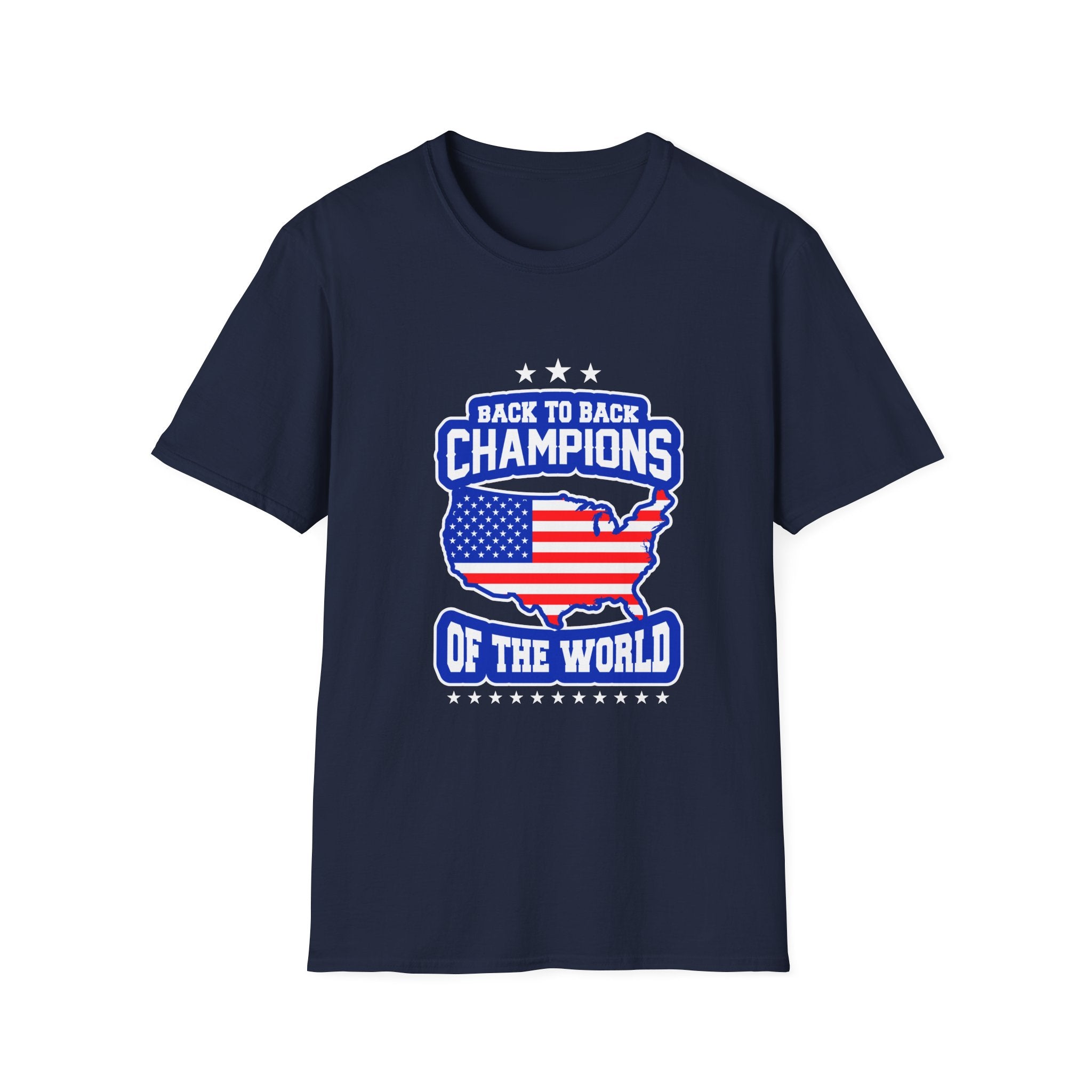 Patriotic Unisex T-Shirt for Champions | Casual Wear, Gift for Sports Lovers, All-American Style, 4th of July, Everyday Comfort