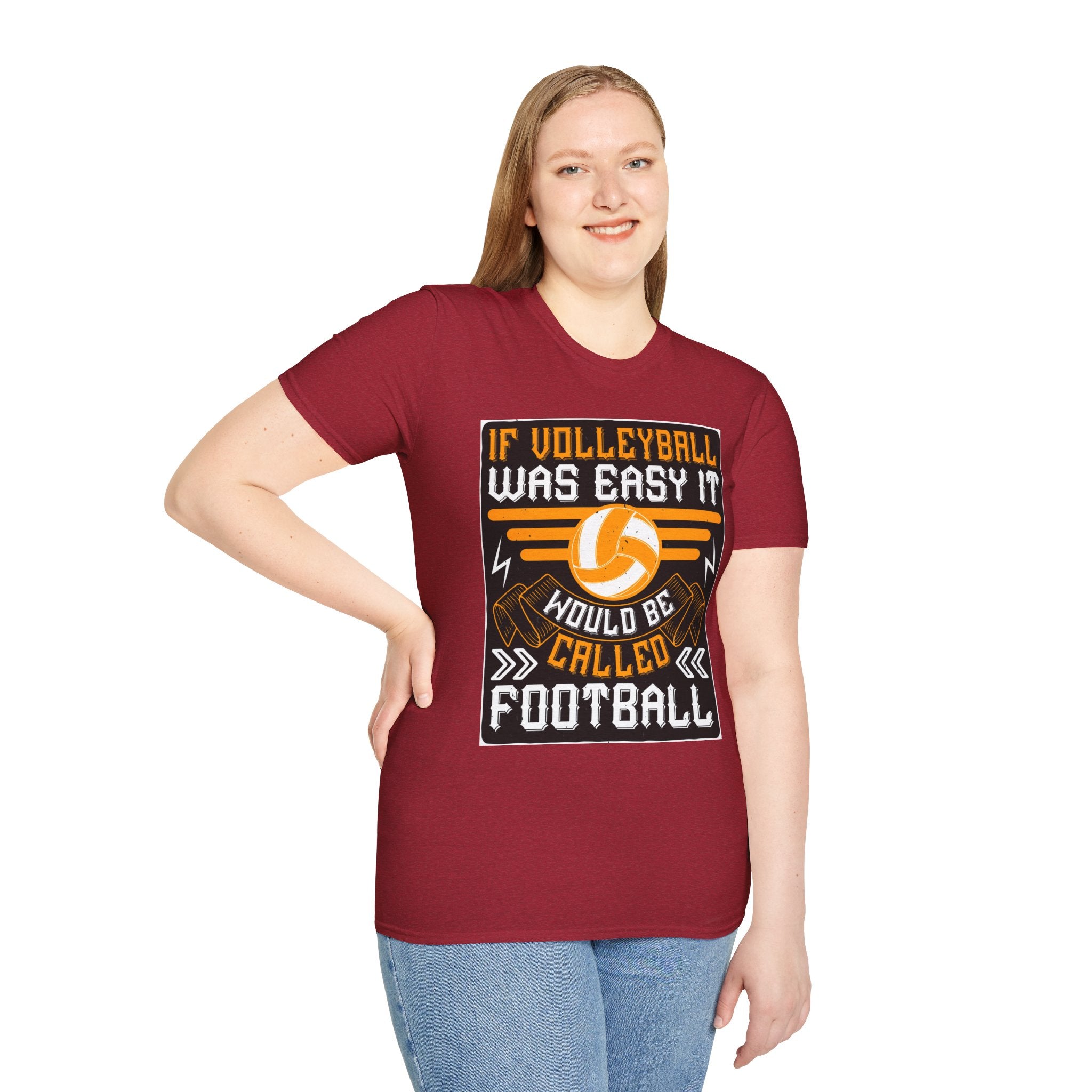 Volleyball Humor T-Shirt, Funny Sports Tee, Unisex Softstyle