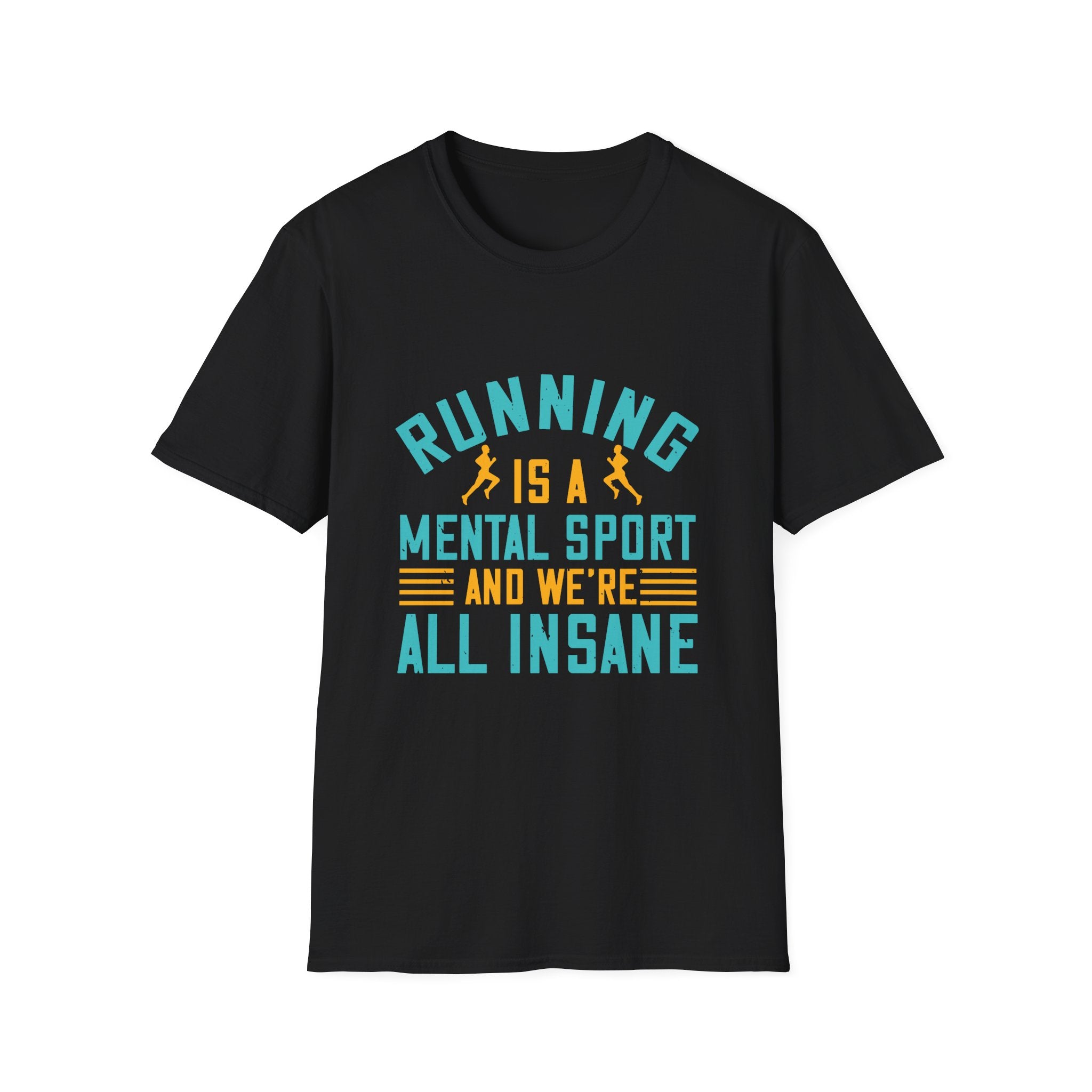 Running Insanity Unisex T-Shirt | Gift for Runners, Fitness Humor Tee