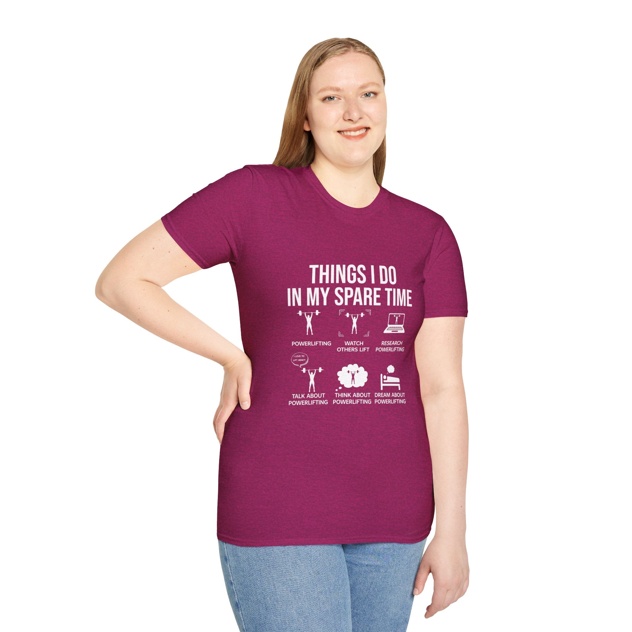 Funny Spare Time Activities T-Shirt, Leisurewear, Gift for Friends, Casual Humor Shirt, Relaxation Tee, Birthday Present