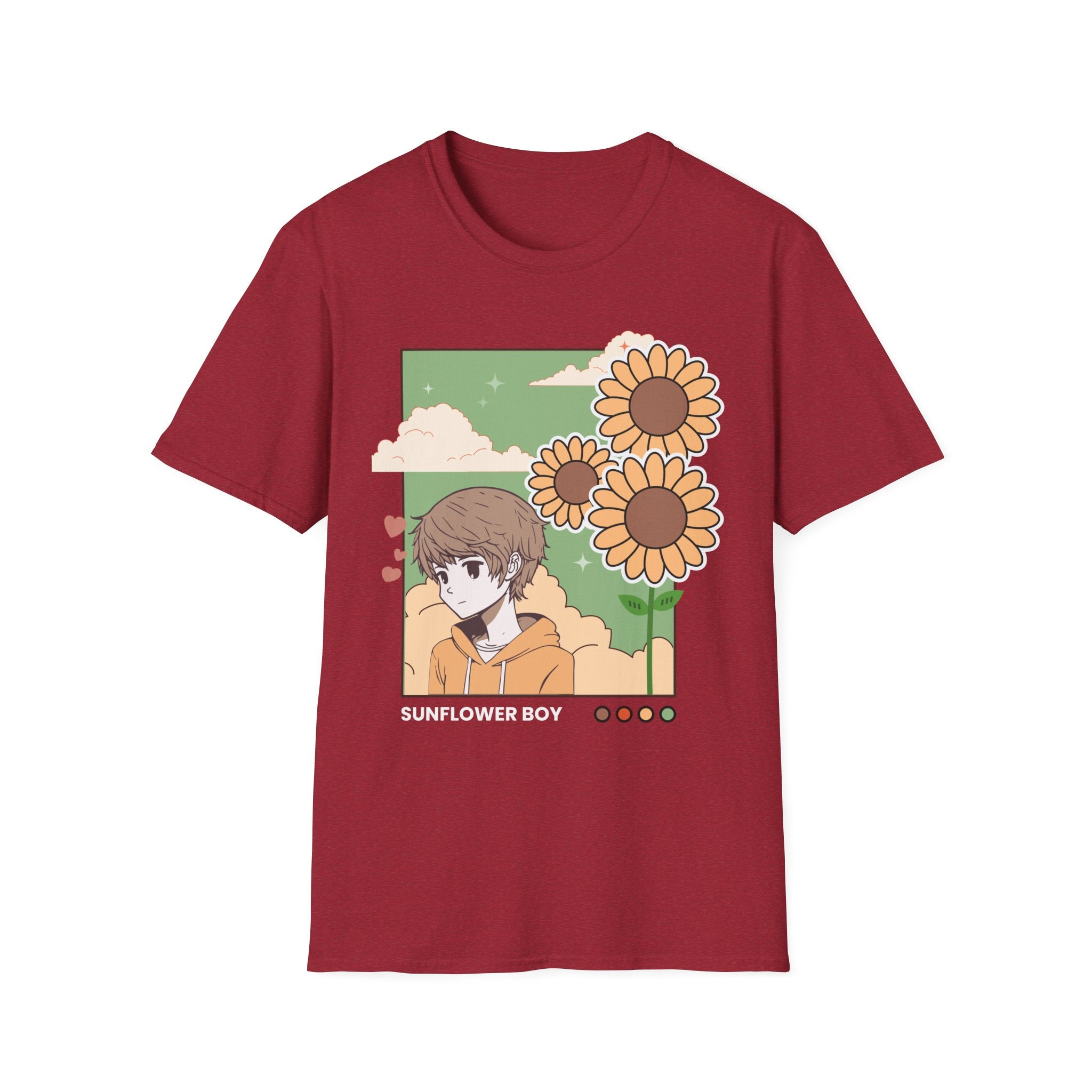 Sunflower Aesthetic Unisex T-Shirt, Softstyle Tee, Casual Wear