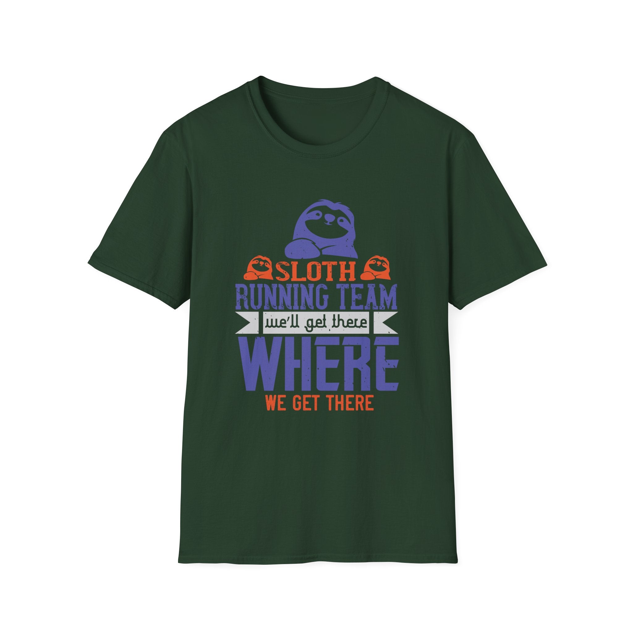 Sloth Running Team T-Shirt, Funny Running Shirt