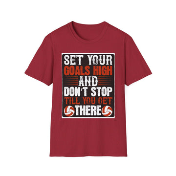 Motivational Sports Tee | Unisex Softstyle , Goal Setting Shirt, Fitness Gift, Team Spirit