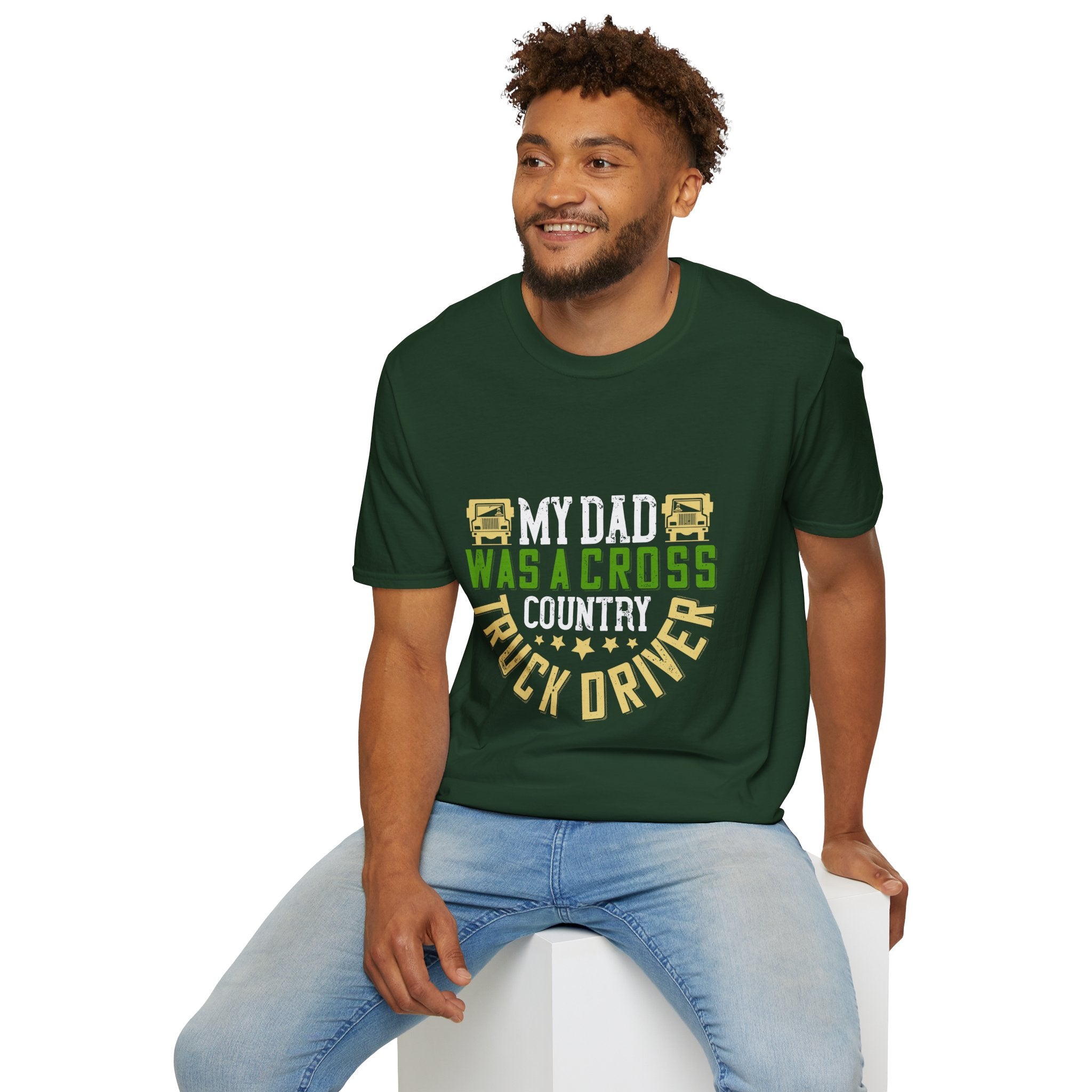 Proud Truck Driver T-Shirt, Father's Day Gift, Dad Appreciation, Cross Country Driving, Unisex Softstyle Tee