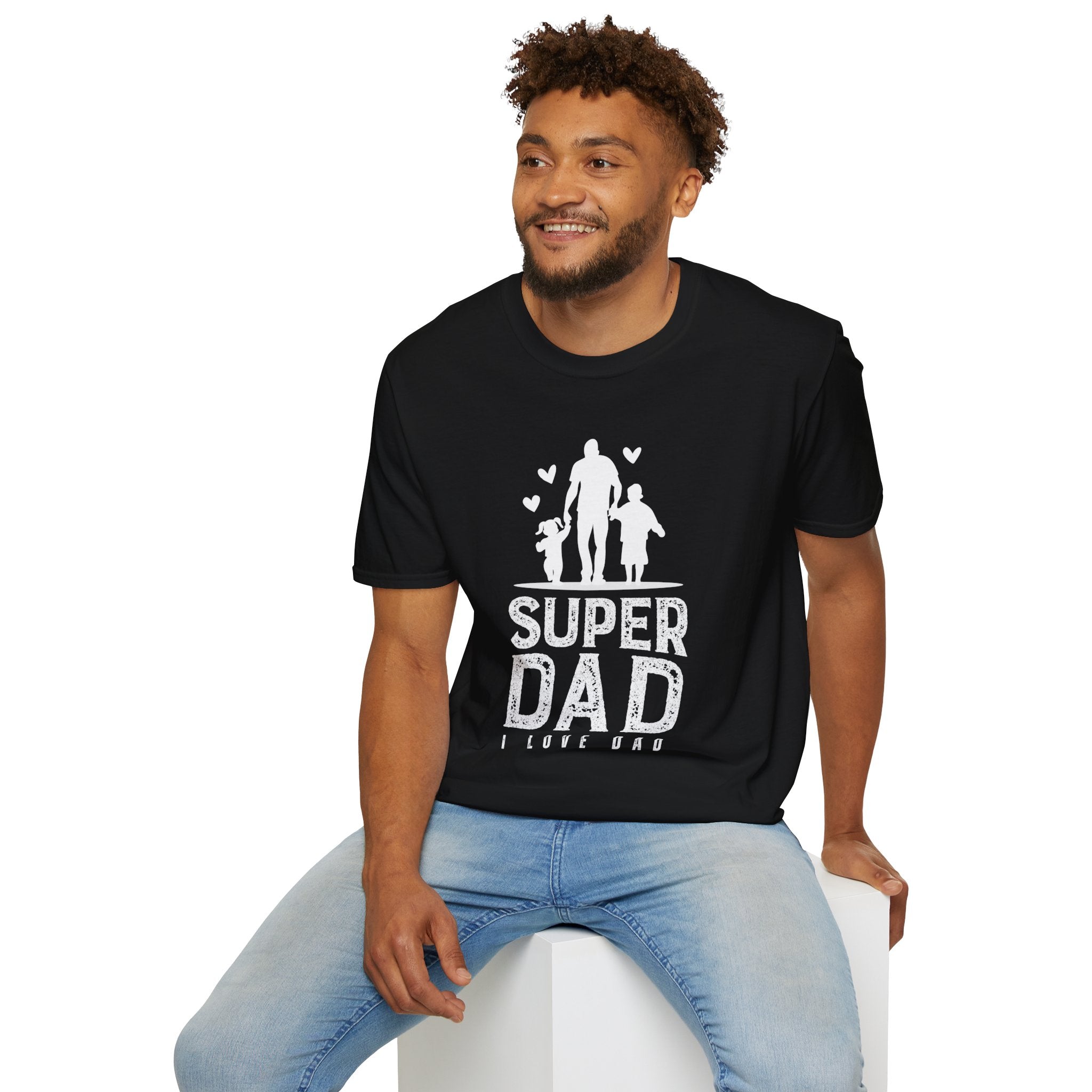Super Dad Unisex Softstyle T-Shirt, Father's Day Gift