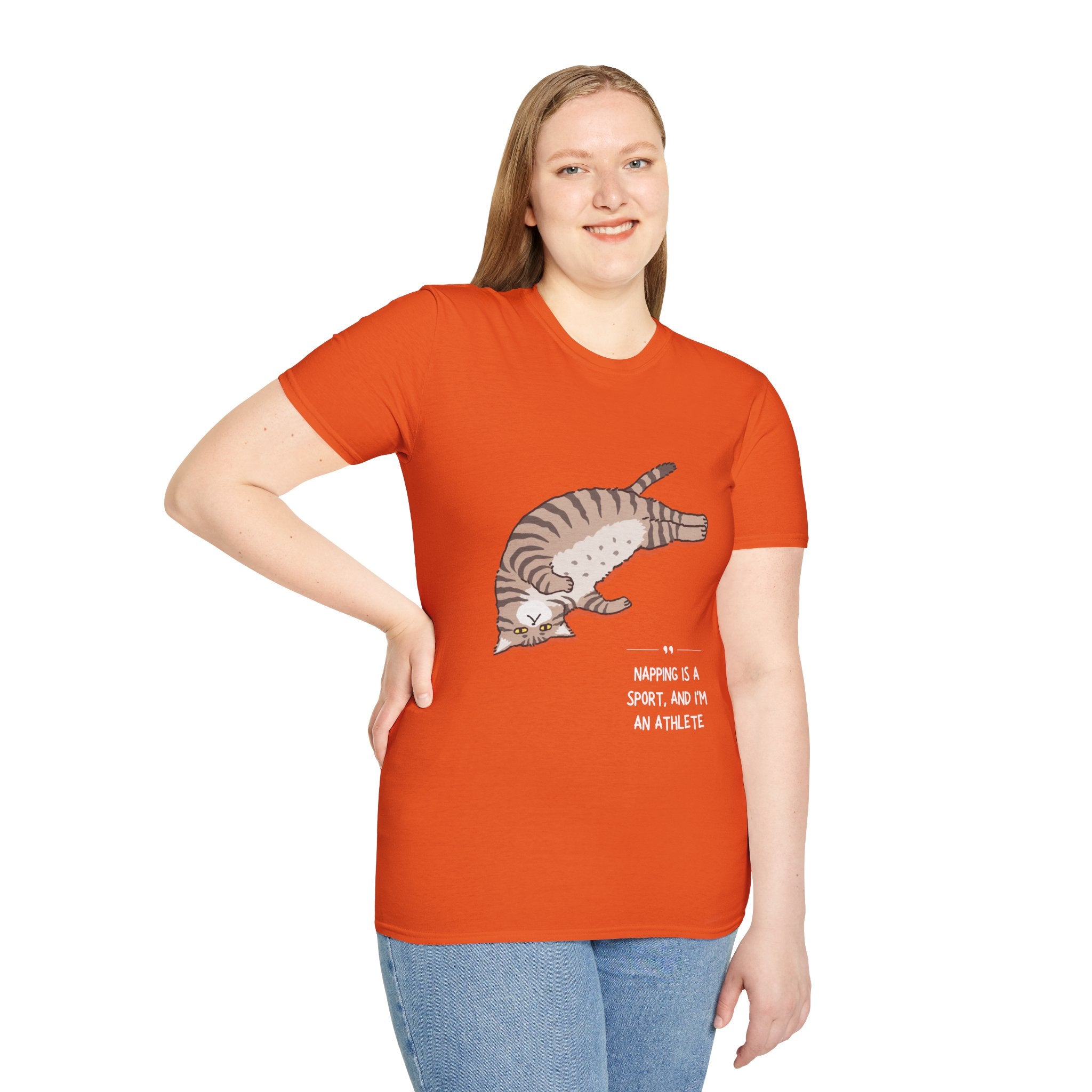 Cat Nap T-Shirt, Funny Cat Lover Gift, Unisex Tee