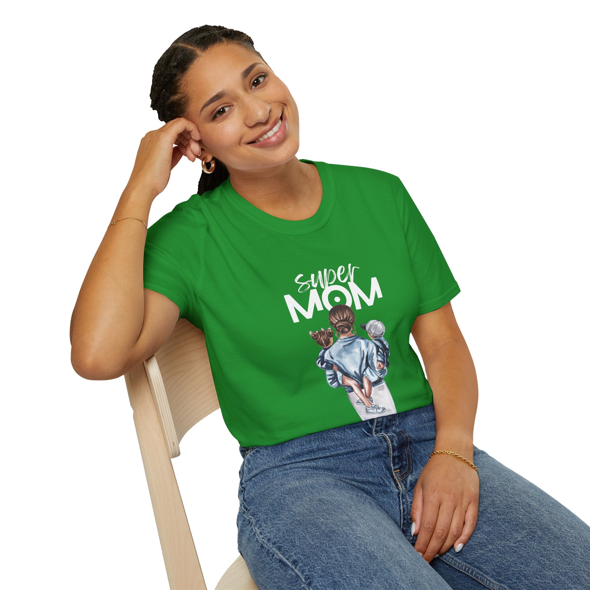 Super Mom Unisex Softstyle T-Shirt | Unisex T-Shirt