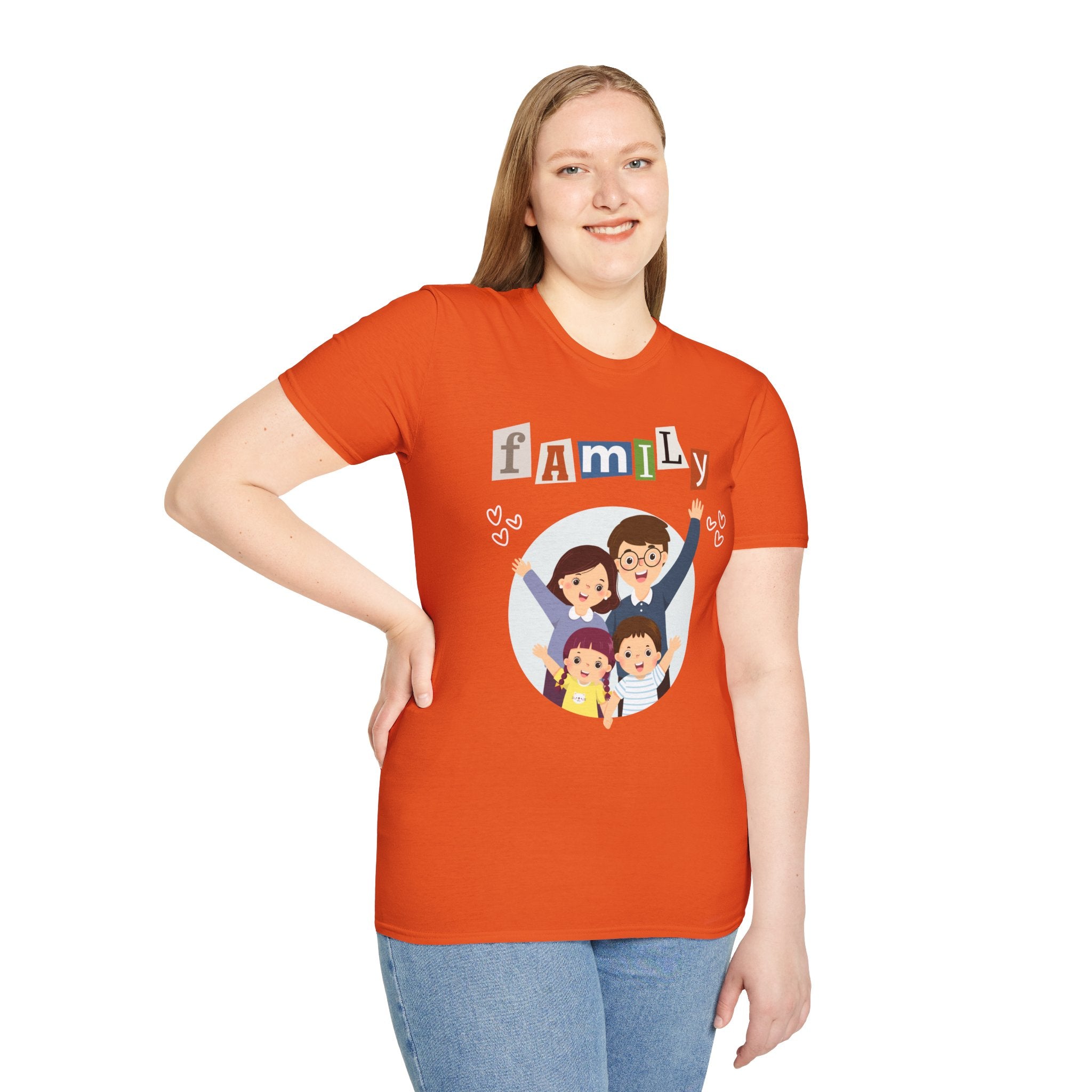 Family Love Unisex T-Shirt, Perfect Gift for Parents