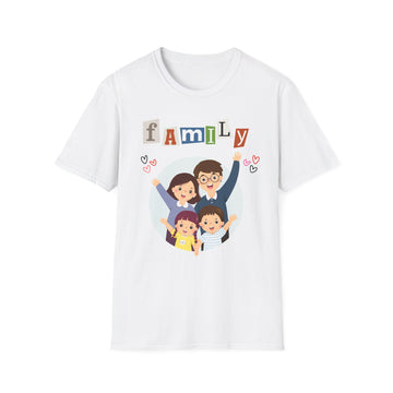 Family Love Unisex T-Shirt, Perfect Gift for Parents