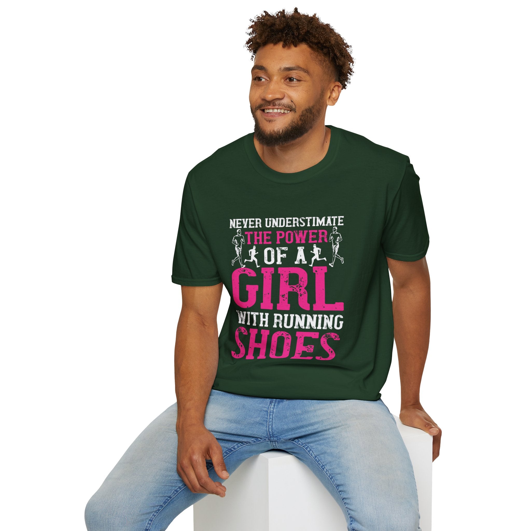 Empowering Running T-Shirt, Motivational Tee, Fitness Apparel