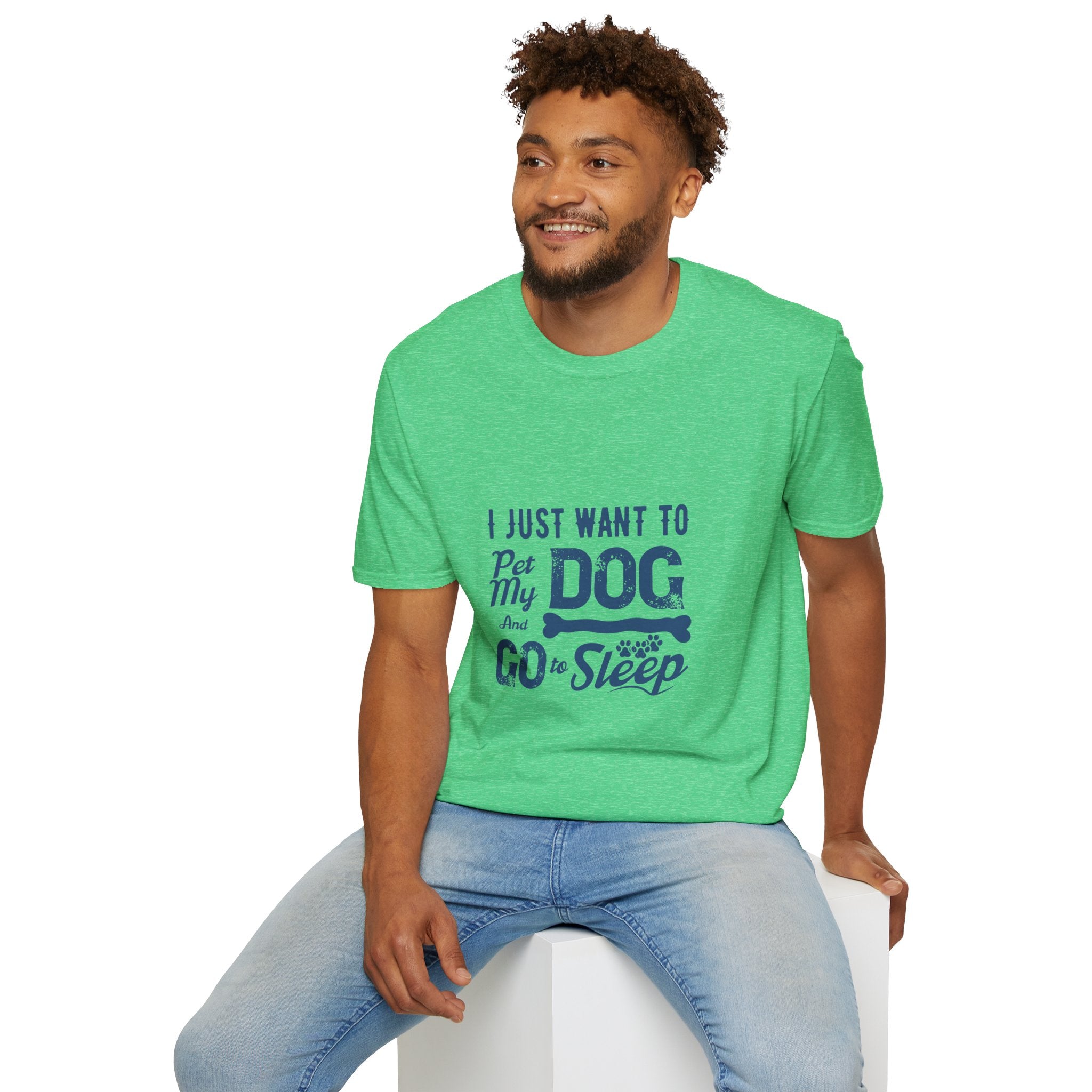 Funny Dog Lover Unisex T-Shirt, Pet Lover Gift, Cute Dog T-Shirt, Dog Mom, Dog Dad Apparel, Animal Lover Shirt