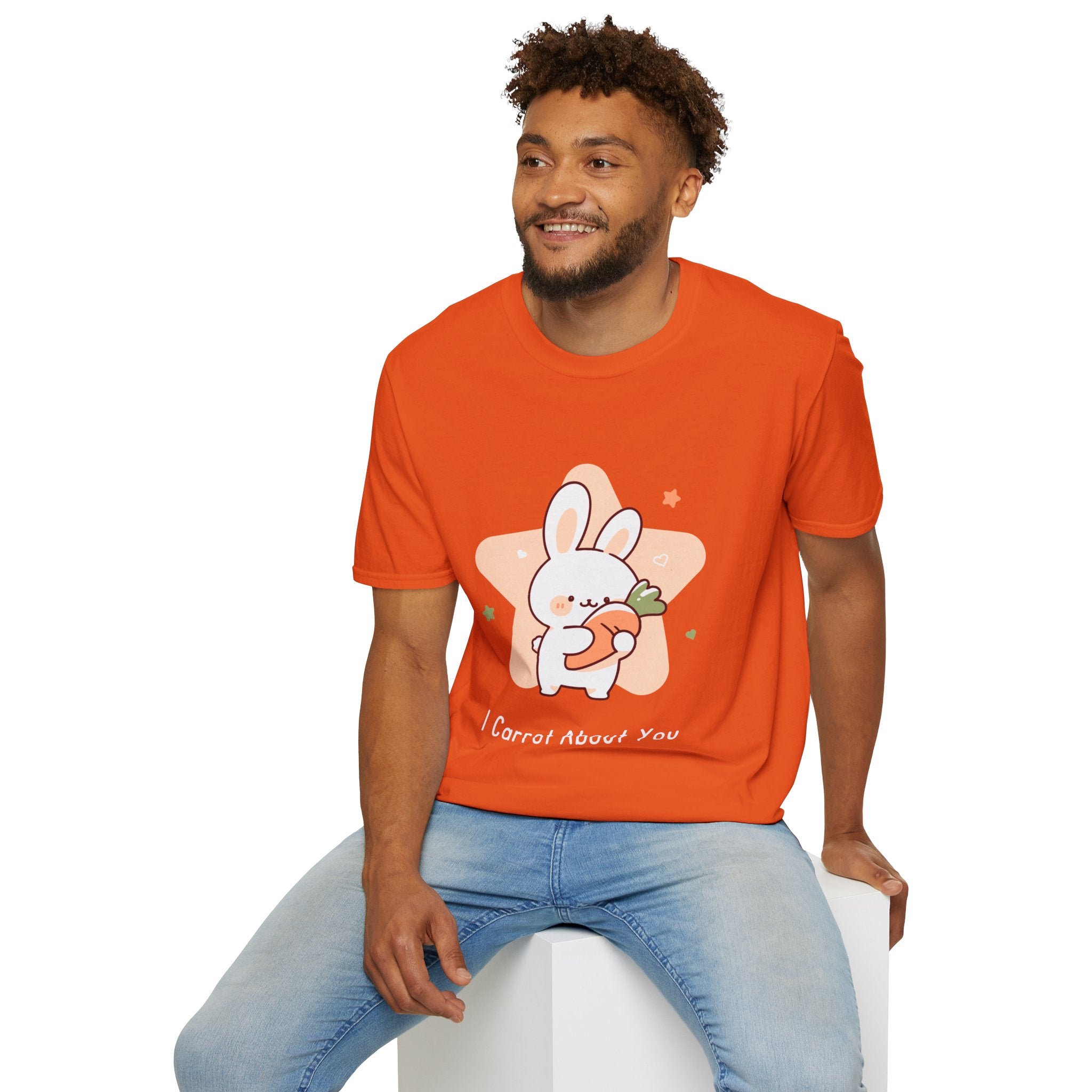 Cute Rabbit Graphic Tee, I Carrot About You Shirt