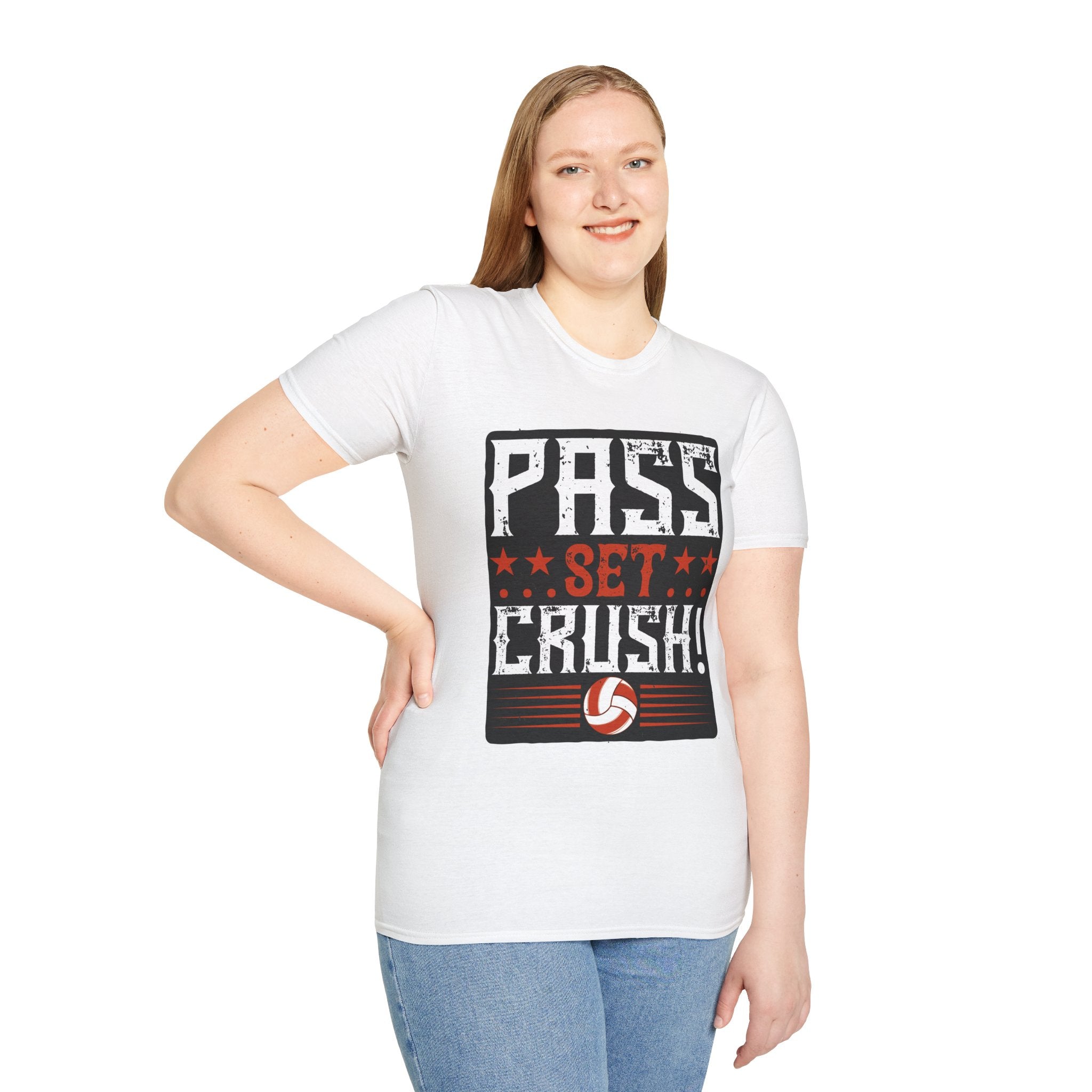 Volleyball Passion T-Shirt | Pass Set Crush! | Sports Tee