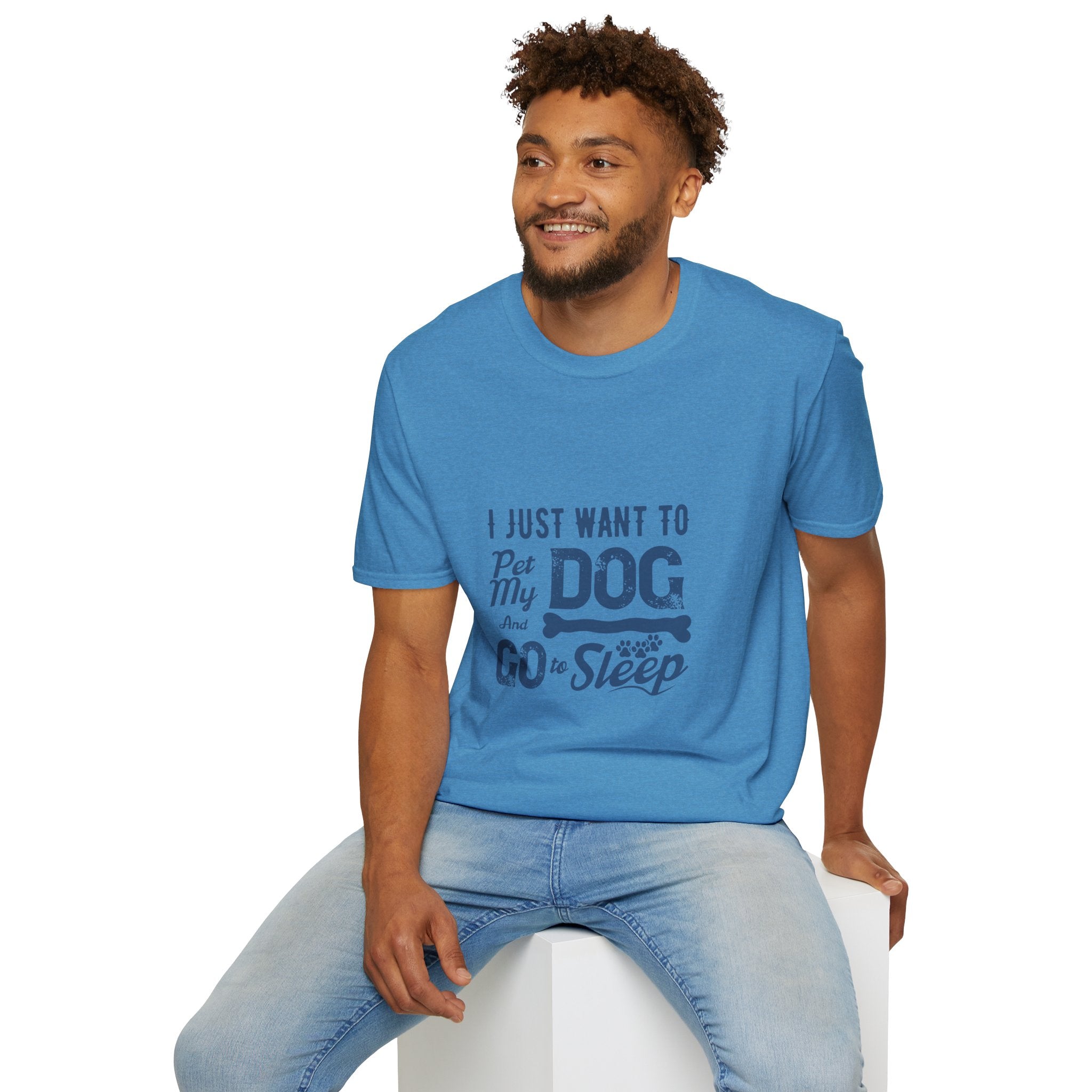 Funny Dog Lover Unisex T-Shirt, Pet Lover Gift, Cute Dog T-Shirt, Dog Mom, Dog Dad Apparel, Animal Lover Shirt