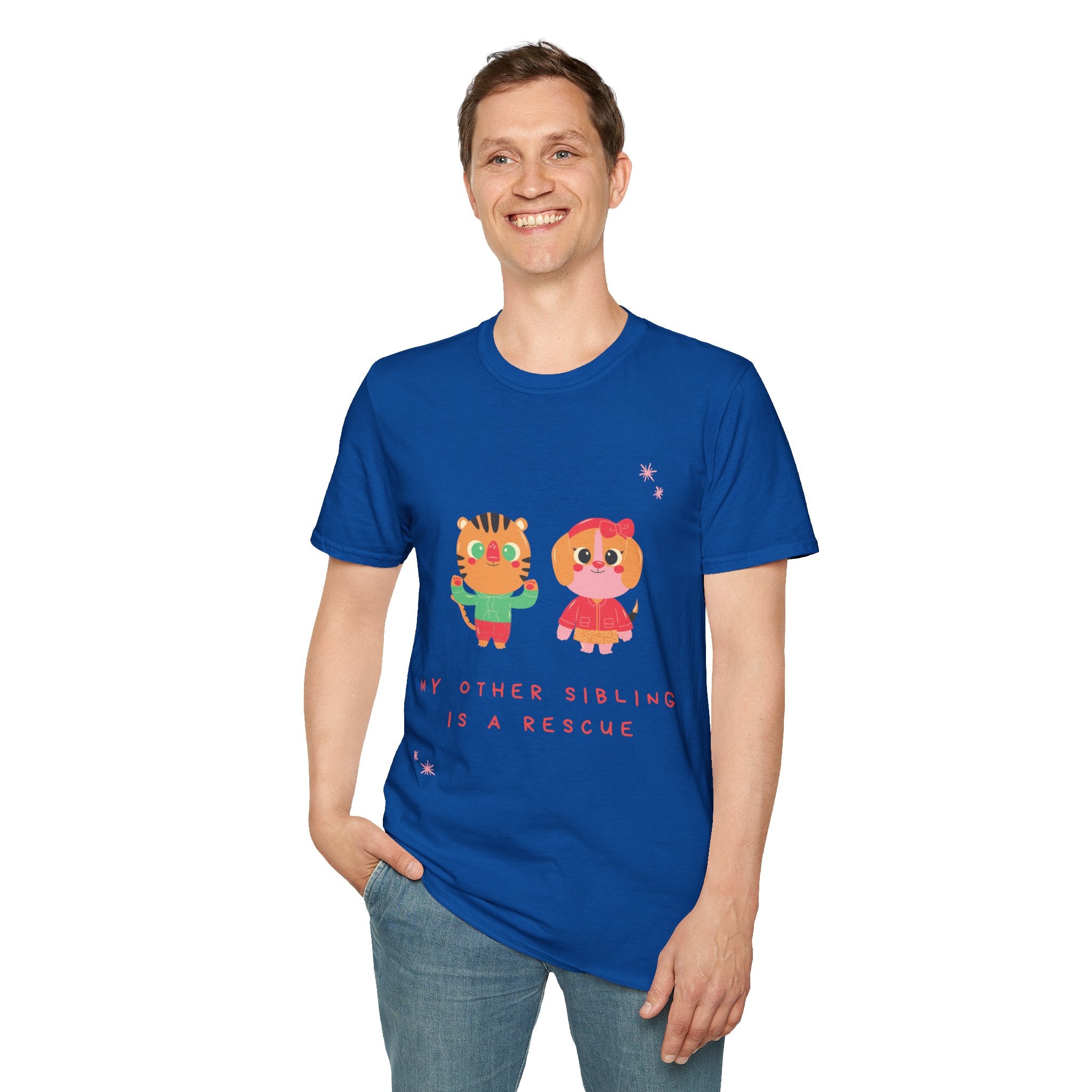 Cute Sibling Rescue T-Shirt, Animal Lovers Gift, Adoption Awareness Tee