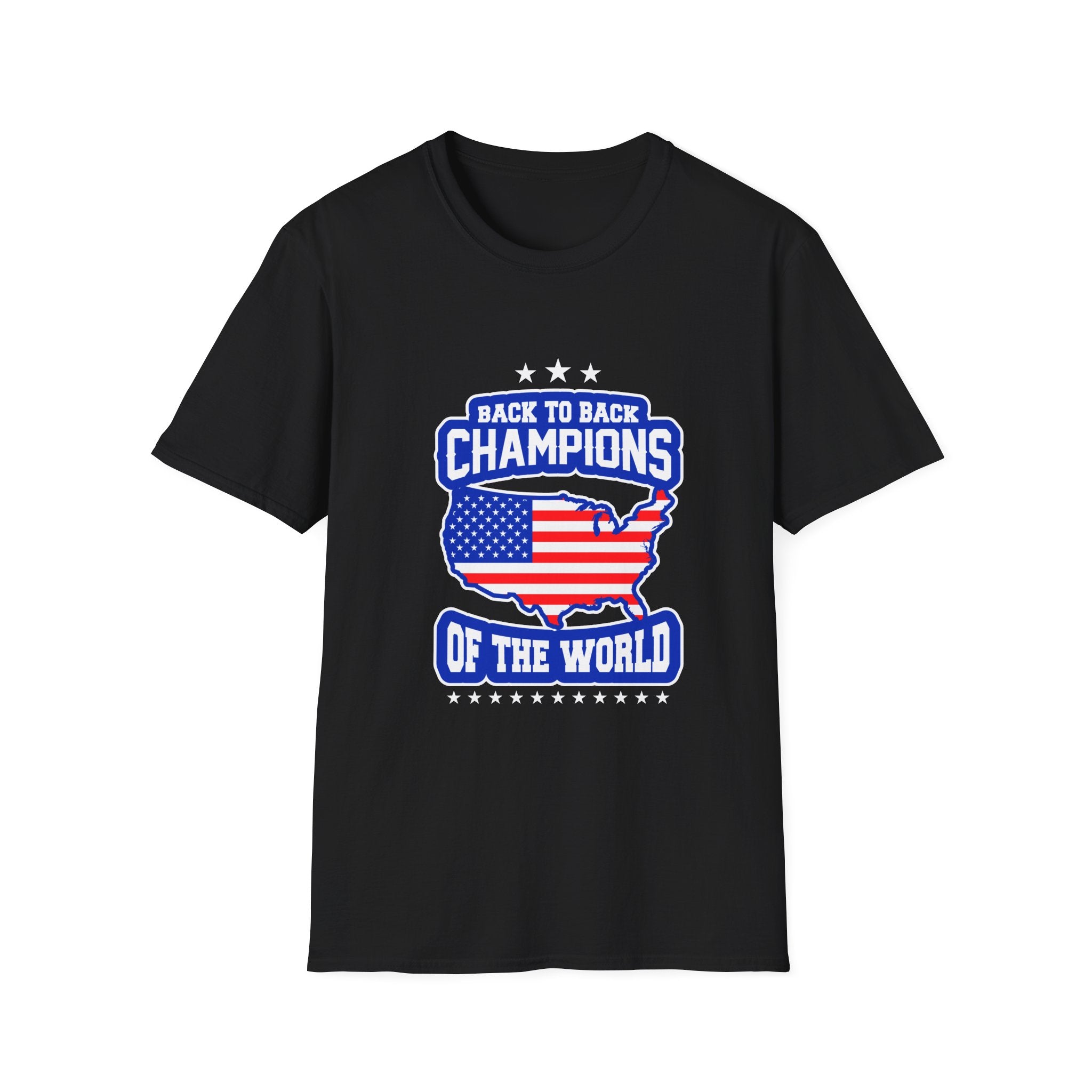 Patriotic Unisex T-Shirt for Champions | Casual Wear, Gift for Sports Lovers, All-American Style, 4th of July, Everyday Comfort