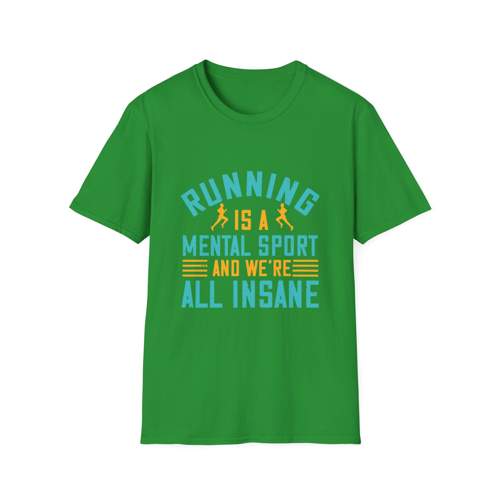 Running Insanity Unisex T-Shirt | Gift for Runners, Fitness Humor Tee