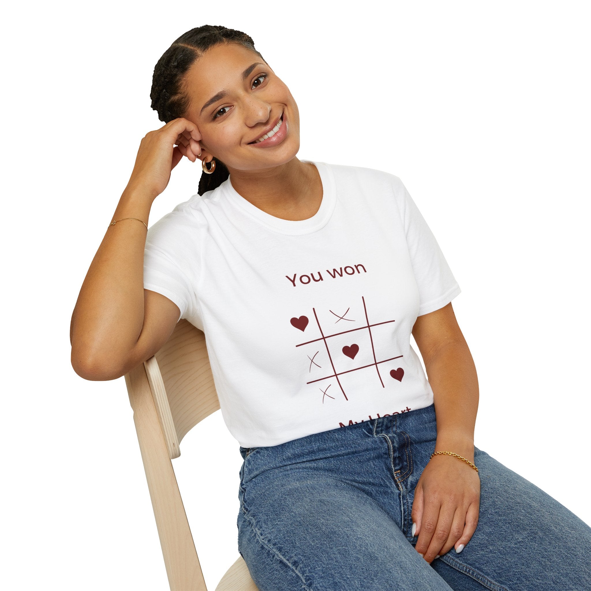 You Won My Heart Tee, Cute Couple Shirt, Gift for Him/Her