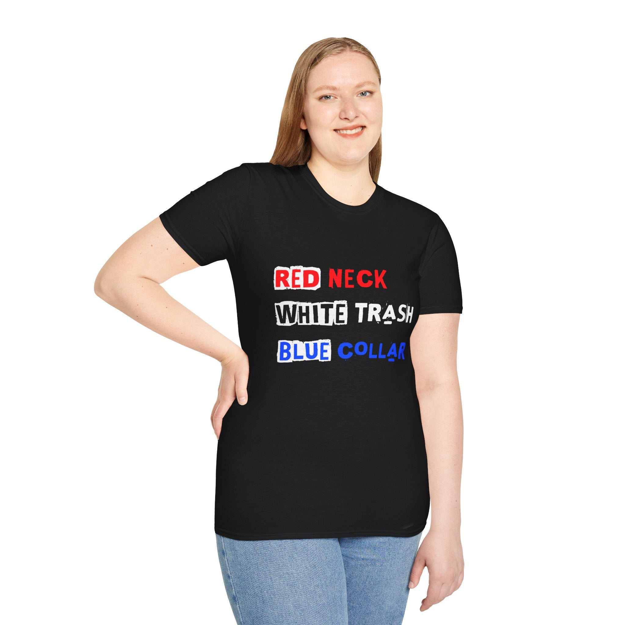 Red Neck, White Trash, Blue Collar Unisex Softstyle T-Shirt – Funny Humor Tee, Gift for Friends, Casual Wear, Summer Outfit, Patriotic [...]