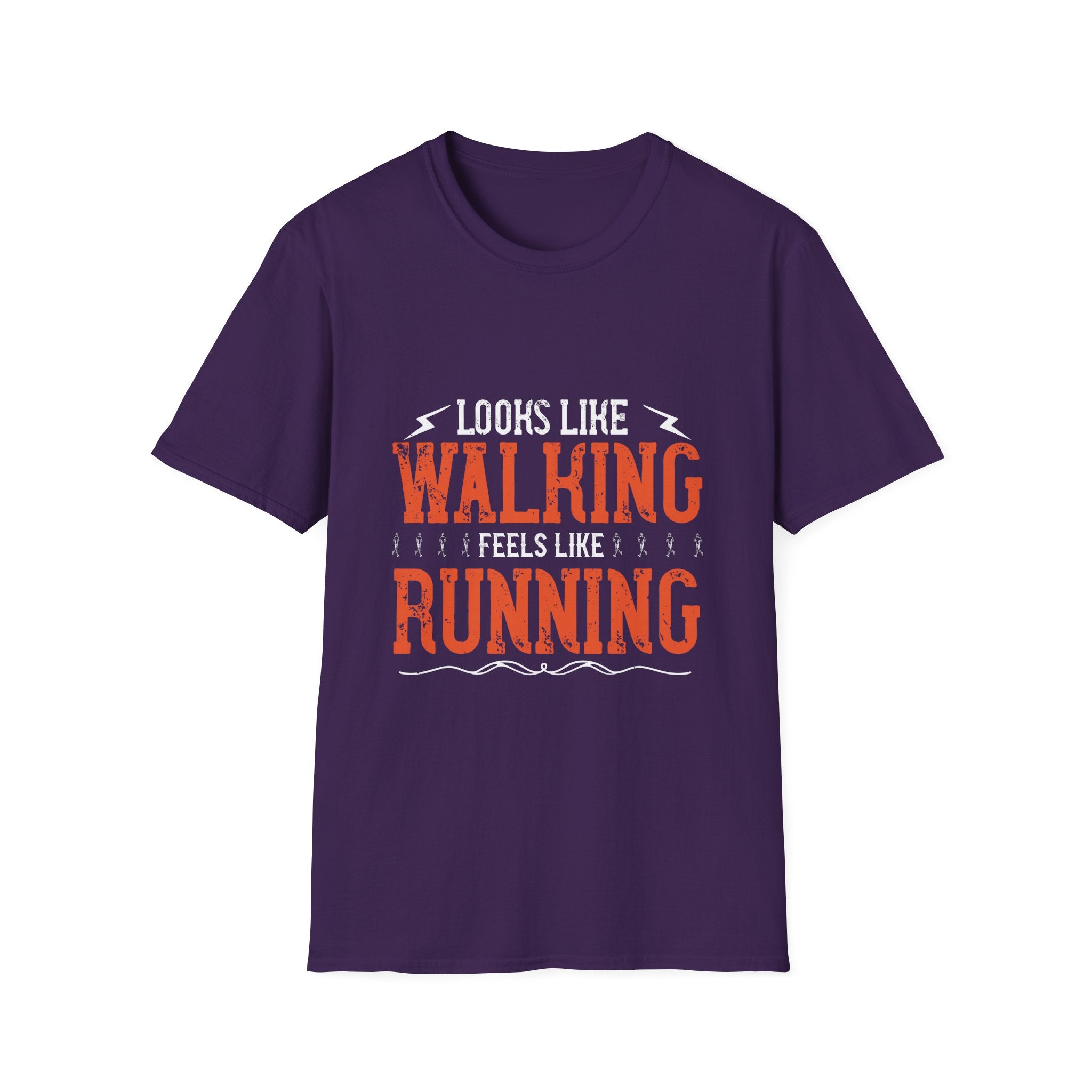 Walking Feels Like Running Unisex Softstyle T-Shirt, Running Gift