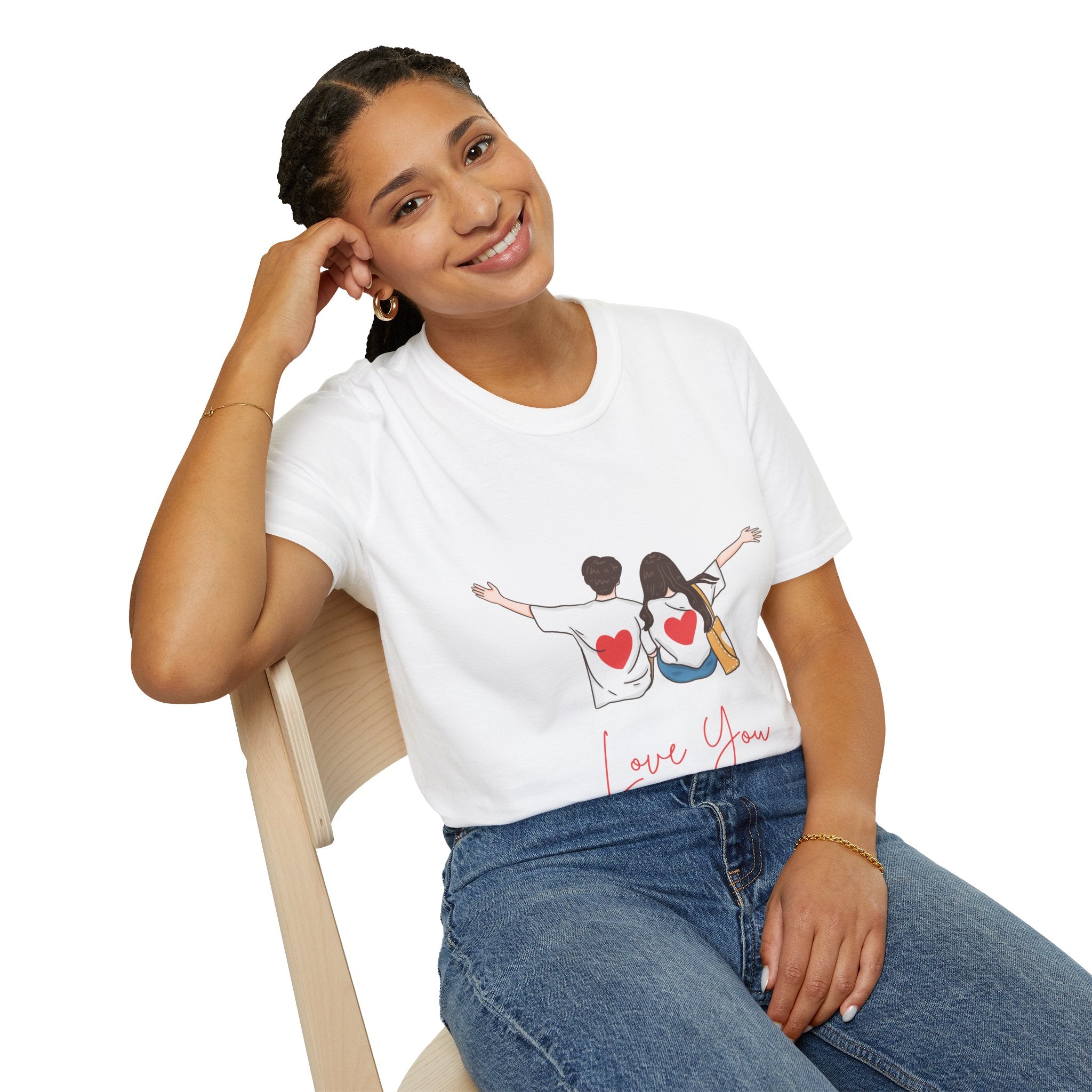 Love You Couple T-Shirt, Romantic Gift, Valentine’s Day Tee