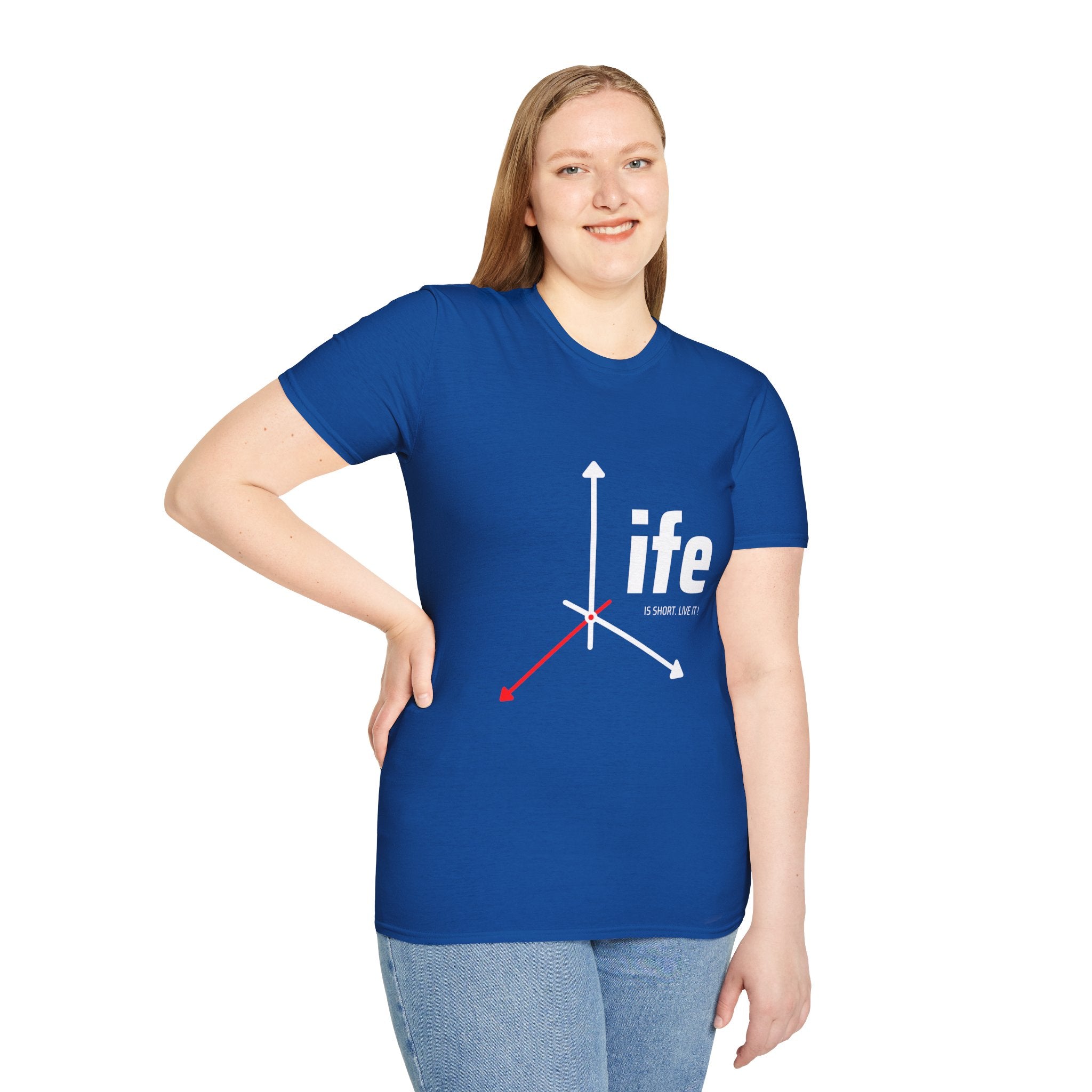 Life Direction Unisex T-Shirt, Motivational Tee, Casual Wear, Gift for Friends, Inspirational Life quote, Everyday Style