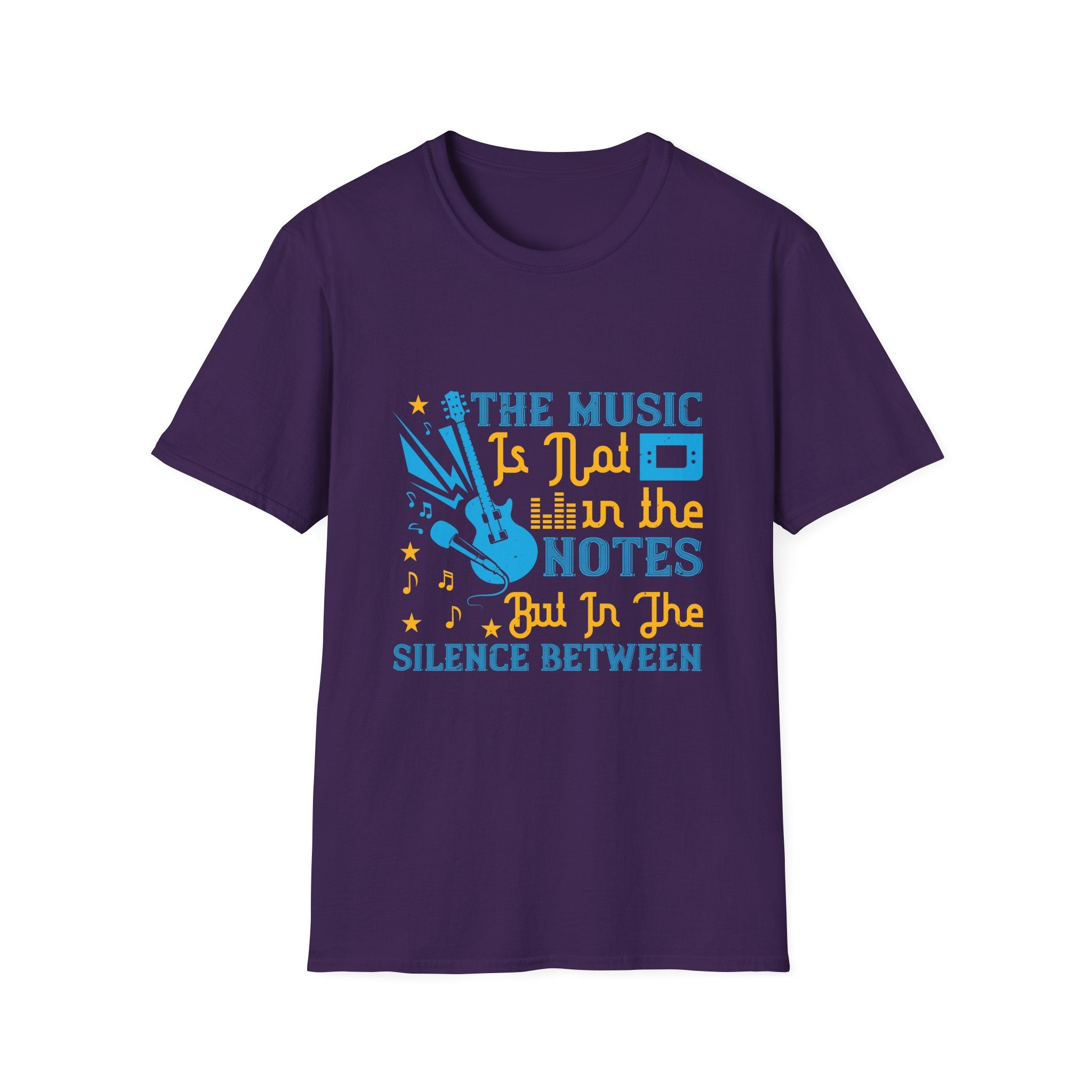 Musical Quotes T-Shirt, Relaxed Vibe Music Lover Tee