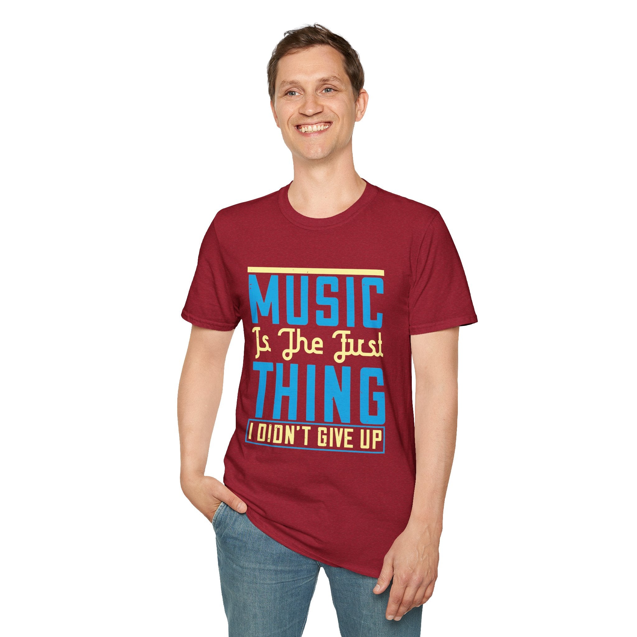 Music Motivational Unisex T-Shirt, Music Lover Gift, Inspirational Tee