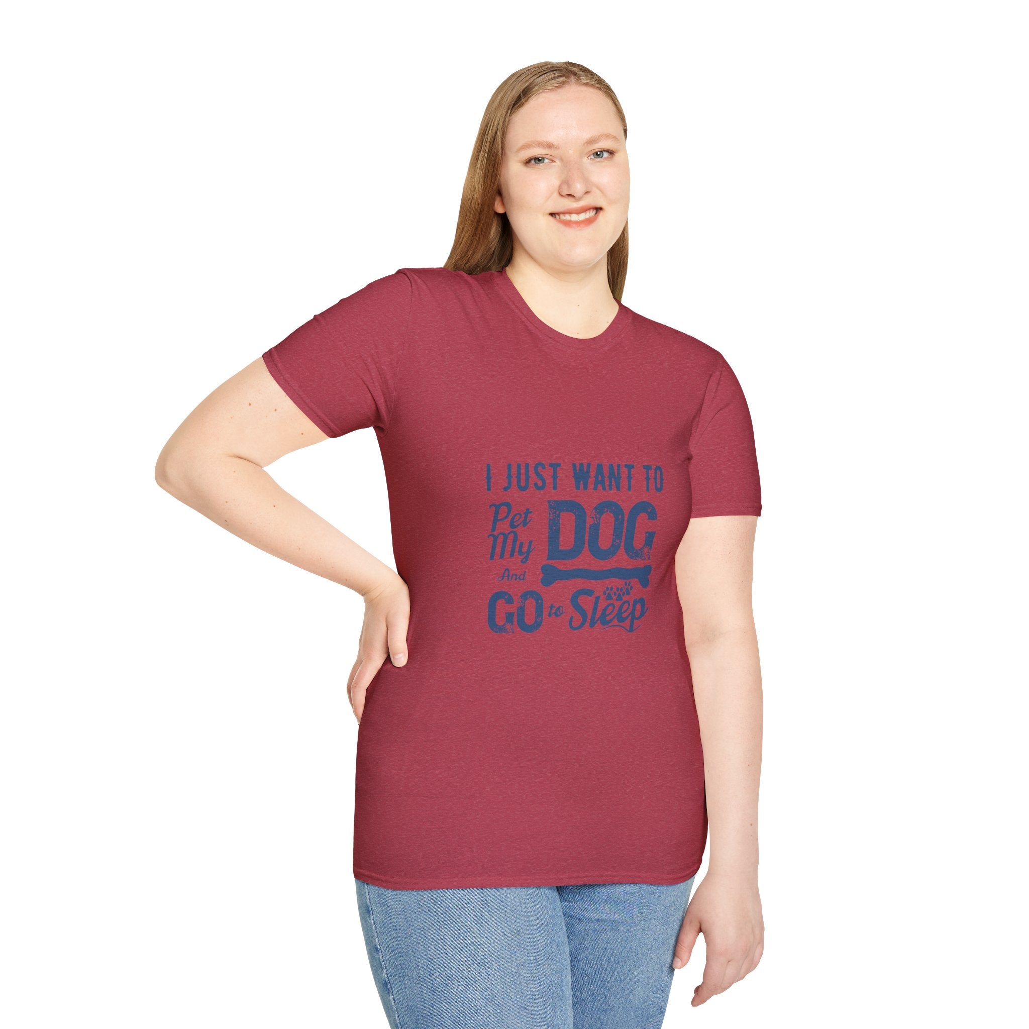 Funny Dog Lover Unisex T-Shirt, Pet Lover Gift, Cute Dog T-Shirt, Dog Mom, Dog Dad Apparel, Animal Lover Shirt