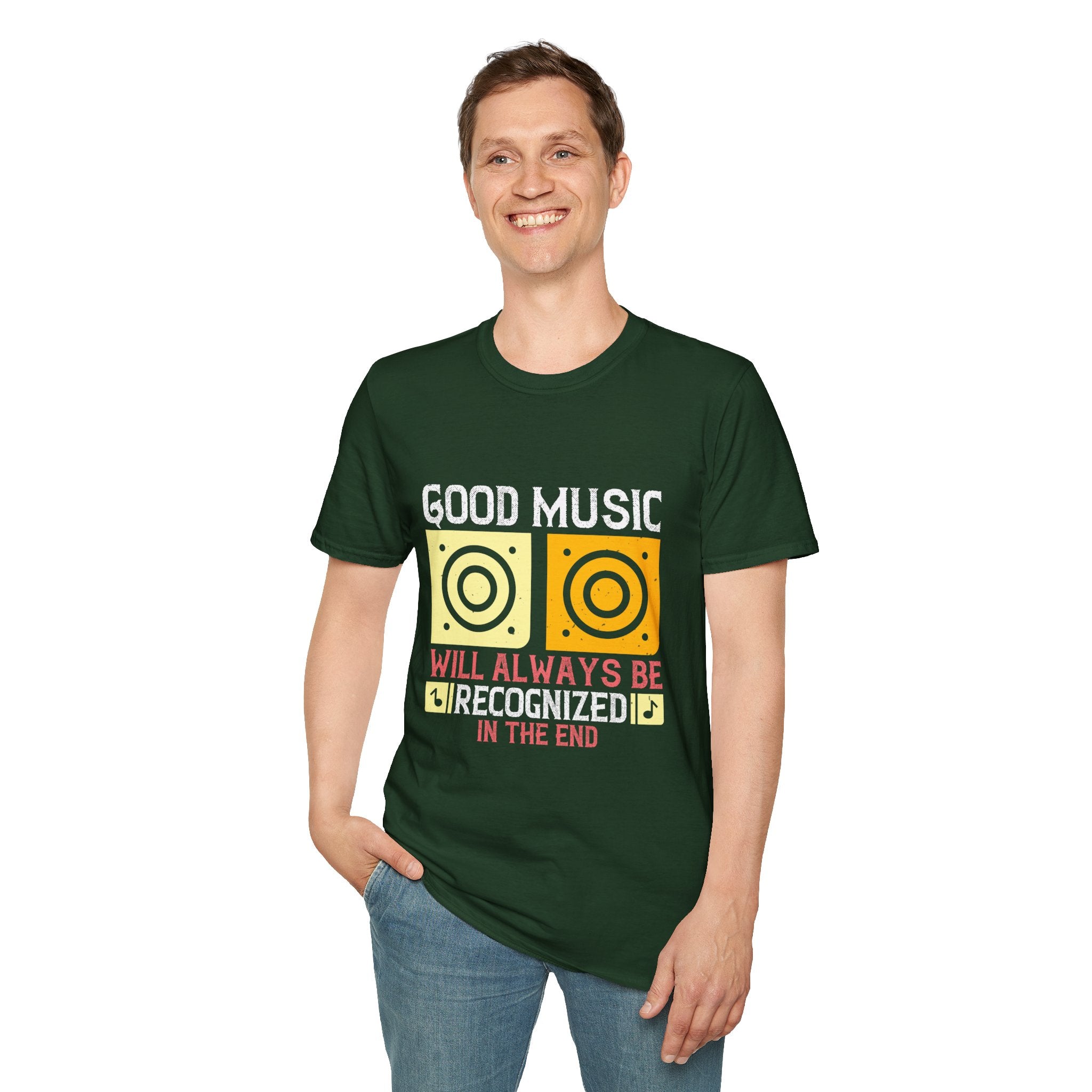 Good Music Unisex Softstyle T-Shirt | Retro Music Lover Tee