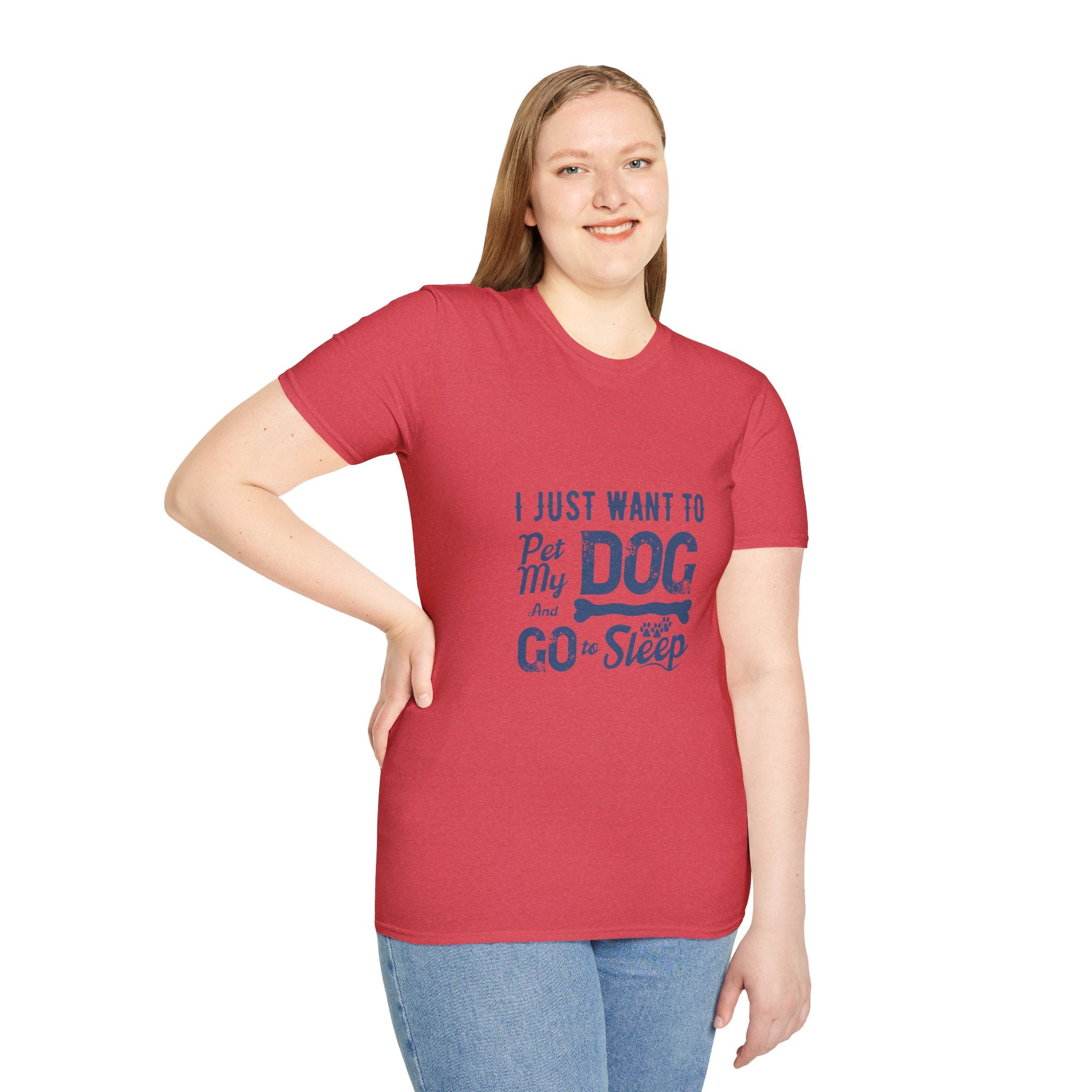 Funny Dog Lover Unisex T-Shirt, Pet Lover Gift, Cute Dog T-Shirt, Dog Mom, Dog Dad Apparel, Animal Lover Shirt